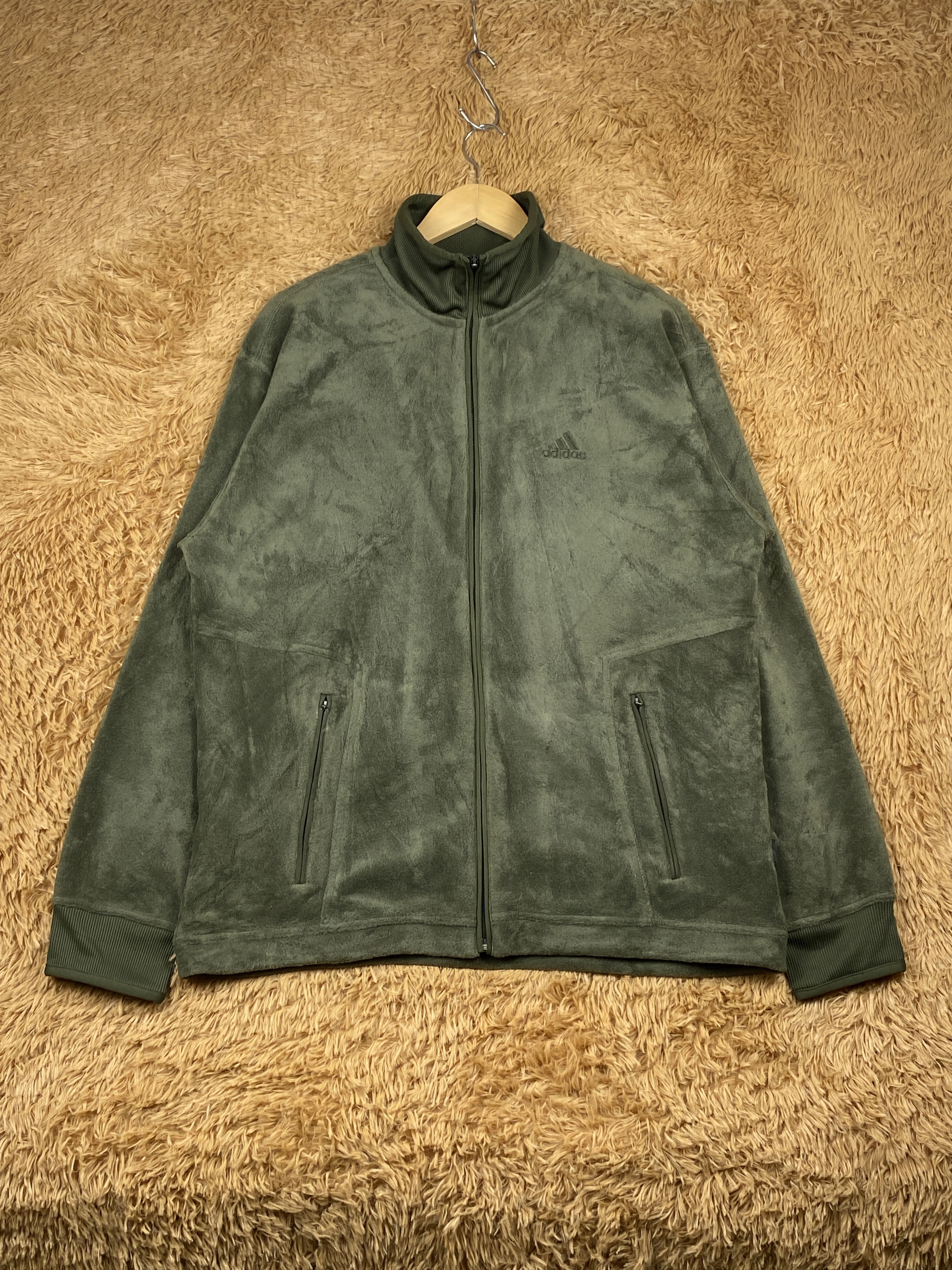 Adidas Vintage Adidas Sportwear Fleece Zip Up Jacket J1664 Size US M / EU 48-50 / 2 - 1 Thumbnail