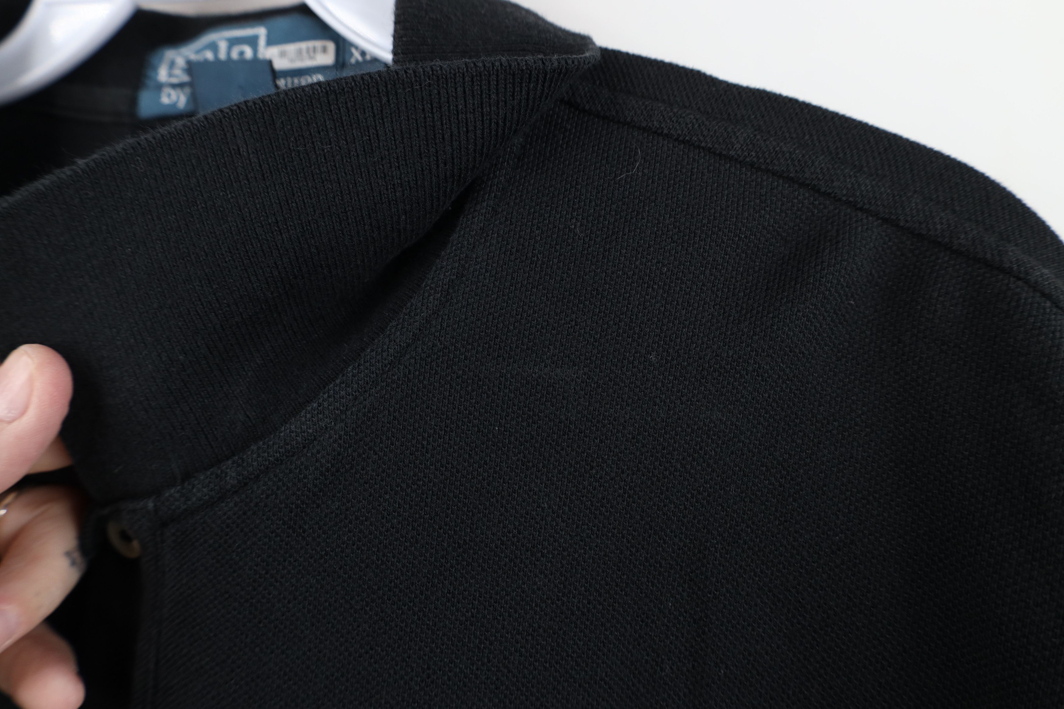 Ralph Lauren Vintage 90s Ralph Lauren Collared Golf Polo Shirt Black Size US XL / EU 56 / 4 - 5 Thumbnail