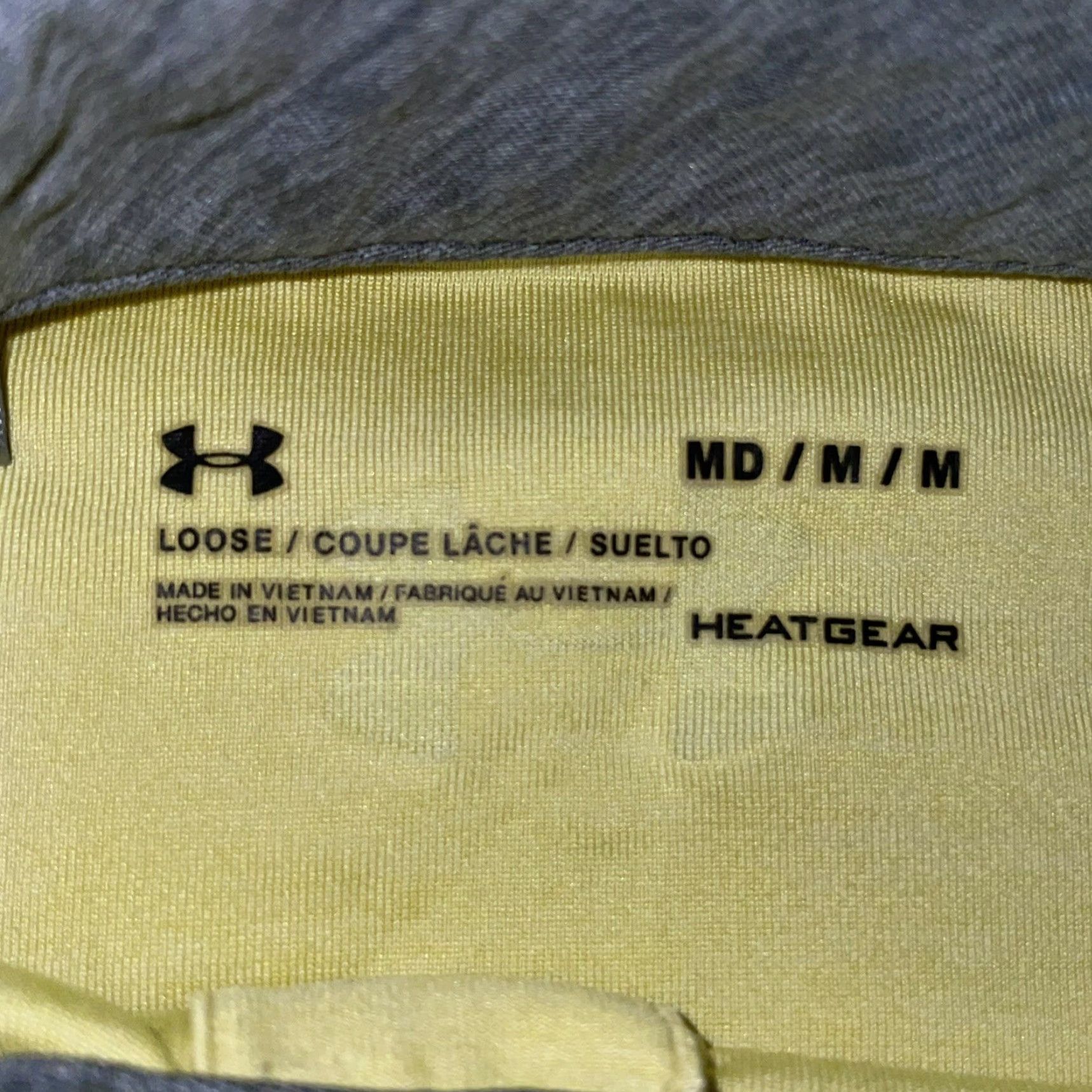 Under Armour Under Armour Loose Heat-Gear yellow athletic stretchy polo shirt Mens Size M Size US M / EU 48-50 / 2 - 4 Thumbnail