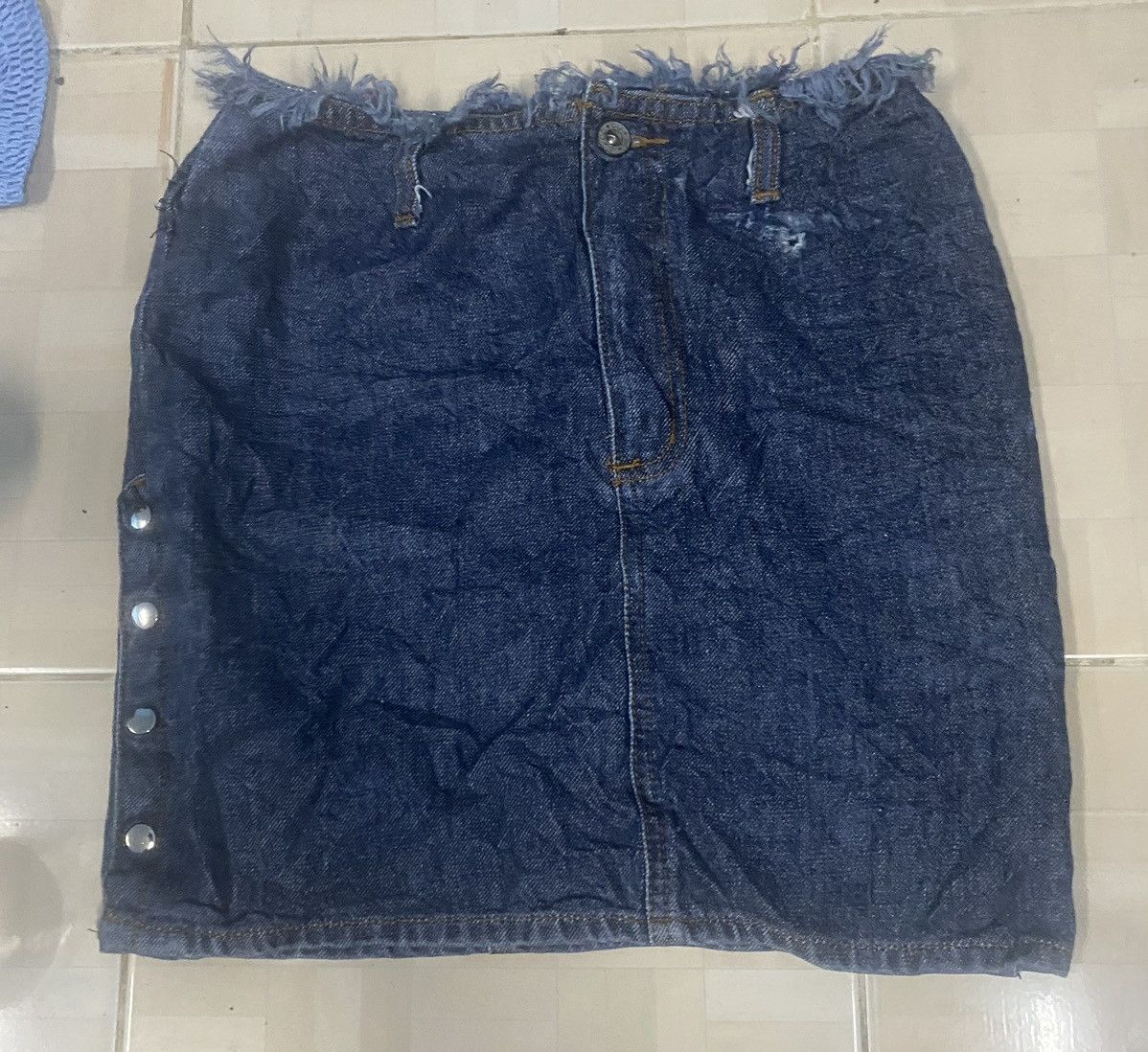 A.CO.CO FRAYED MINI SKIRT