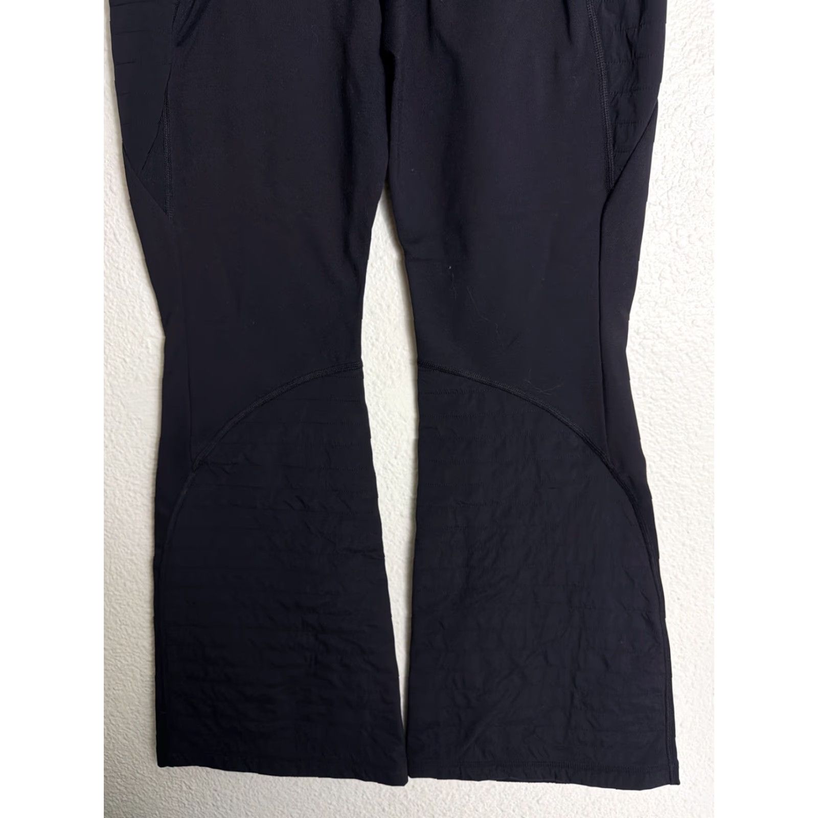Athleta Athleta Pant Womens Small Black Fleece Nylon Spandex Flared 29in Pull On Pockets Zip Pocket Activewear Athleisure Winter Fall Size 28" / US 6 / IT 42 - 7 Thumbnail