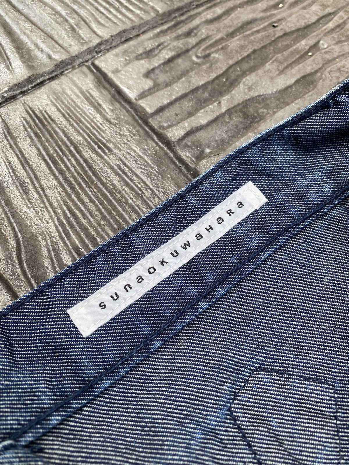 Issey Miyake SUNAO KUWAHARA by Issey Miyake Cargos Studded Indigo Jeans Size US 34 / EU 50 - 12 Thumbnail