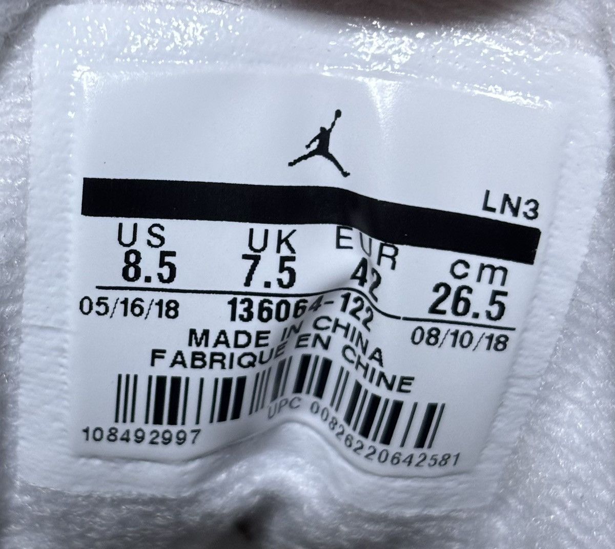 Jordan Brand Jordan 3 Retro Mocha 2018 Size 8.5 Size US 8.5 / EU 41-42 - 6 Thumbnail