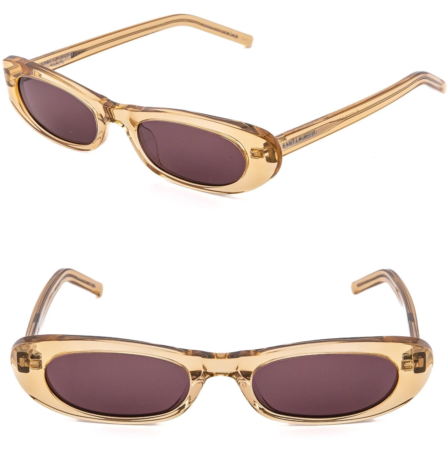 Yves Saint Laurent SAINT LAURENT SHADE SL 557 SL557 Yellow Violet Narrow 007 Size ONE SIZE - 1 Thumbnail