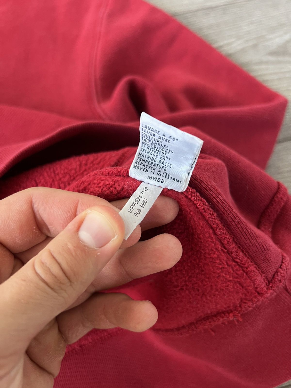 Polo Ralph Lauren Vintage Polo Ralph Lauren Red Crew Neck Y2K Drip Sweatshirt Size US XL / EU 56 / 4 - 15 Thumbnail