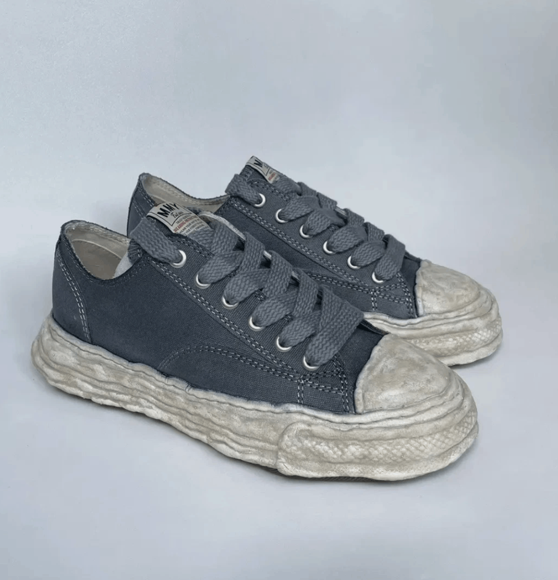 Black Canvas ‘Peterson’ Original Sole Sneakers