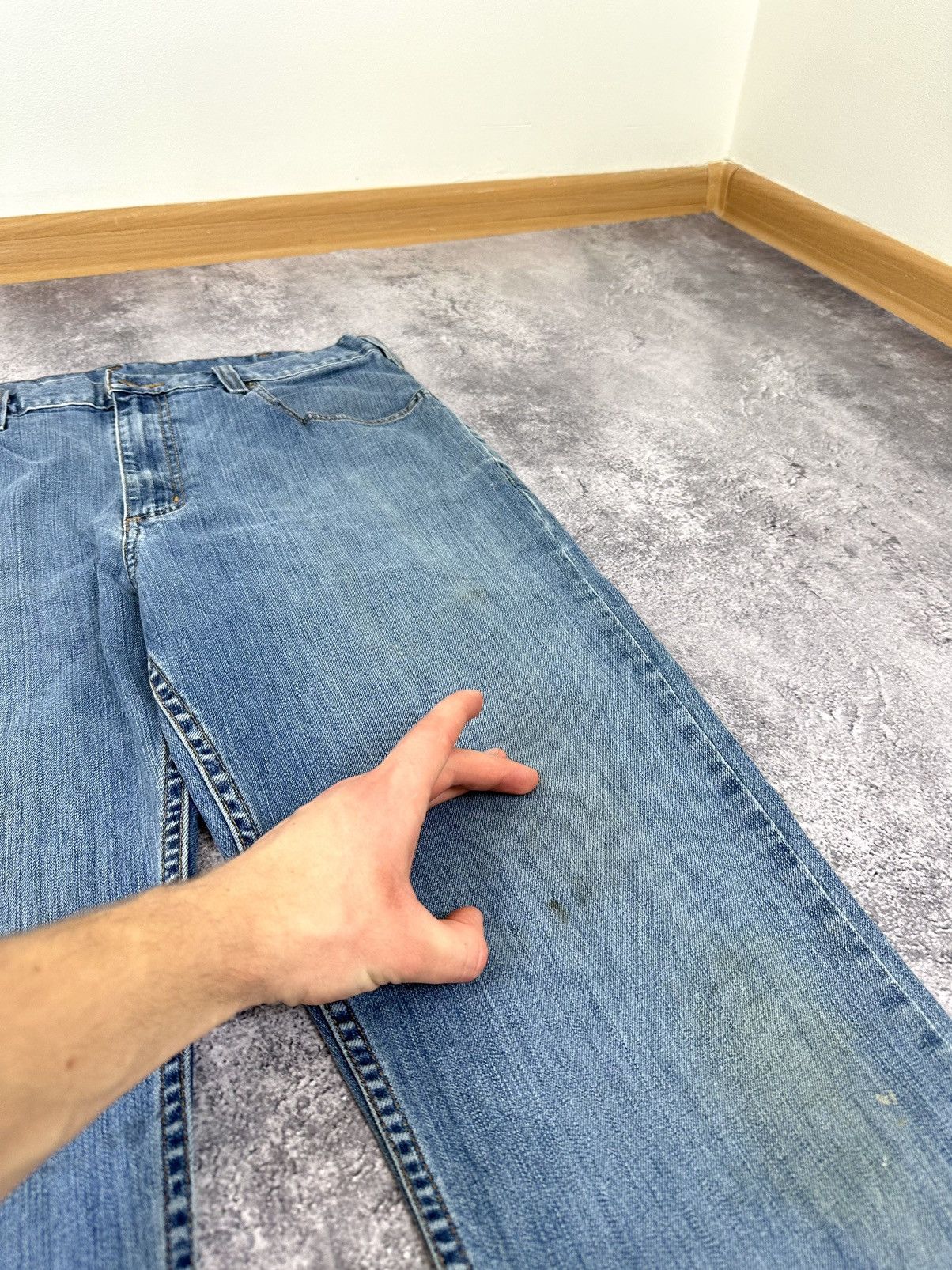 Carhartt Vintage Carhartt American Light Blue Denim Y2K Opium Jeans Size US 36 / EU 52 - 11 Thumbnail