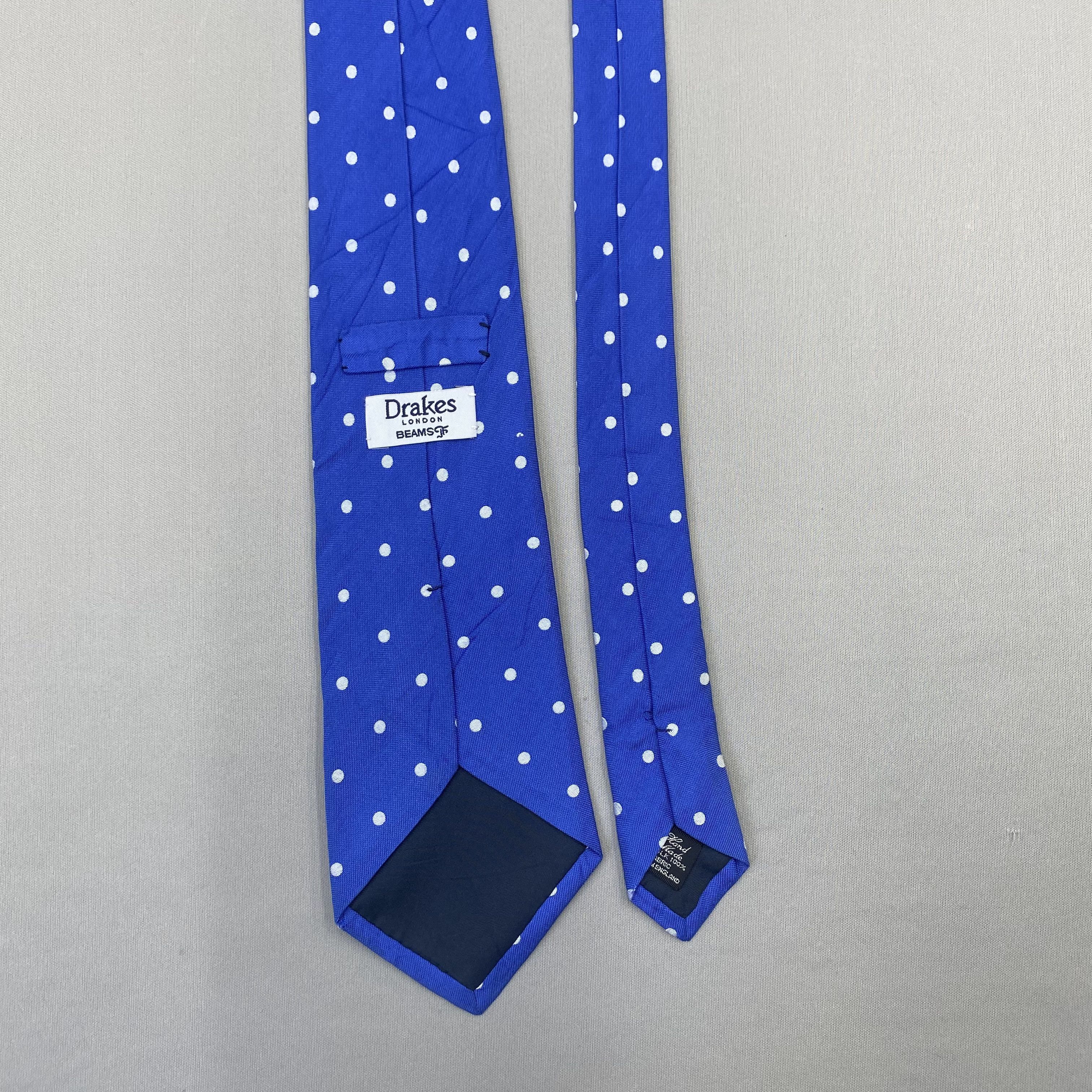 Drake's Vintage Drakes SILK Necktie Cravate Pure Silk Neck Tie Size ONE SIZE - 6 Thumbnail