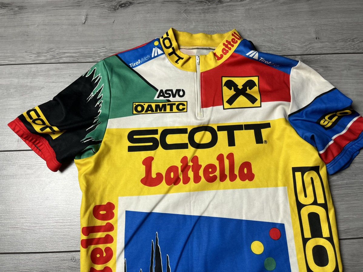 Vintage Scott Lattella Vintage Cycling Jersey Men's Switzerland Size US M / EU 48-50 / 2 - 3 Thumbnail