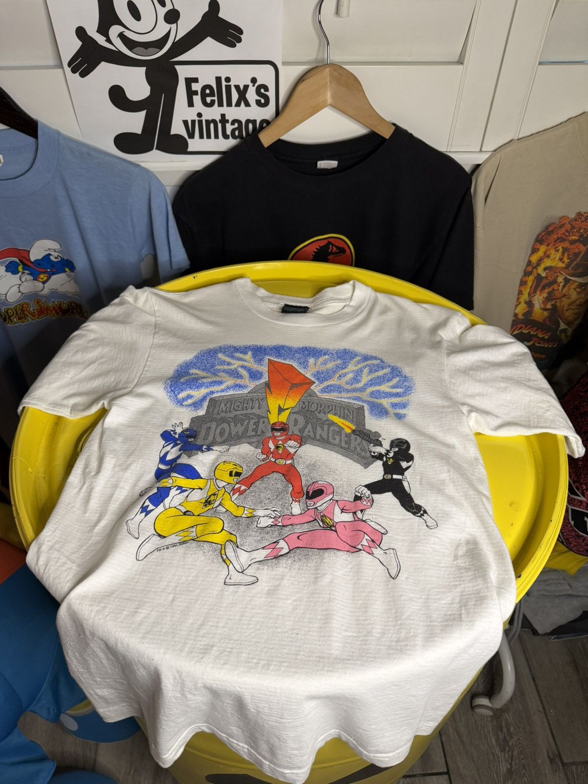 Vintage 1994 vintage Power Rangers T-shirt Size US S / EU 44-46 / 1 - 4 Thumbnail