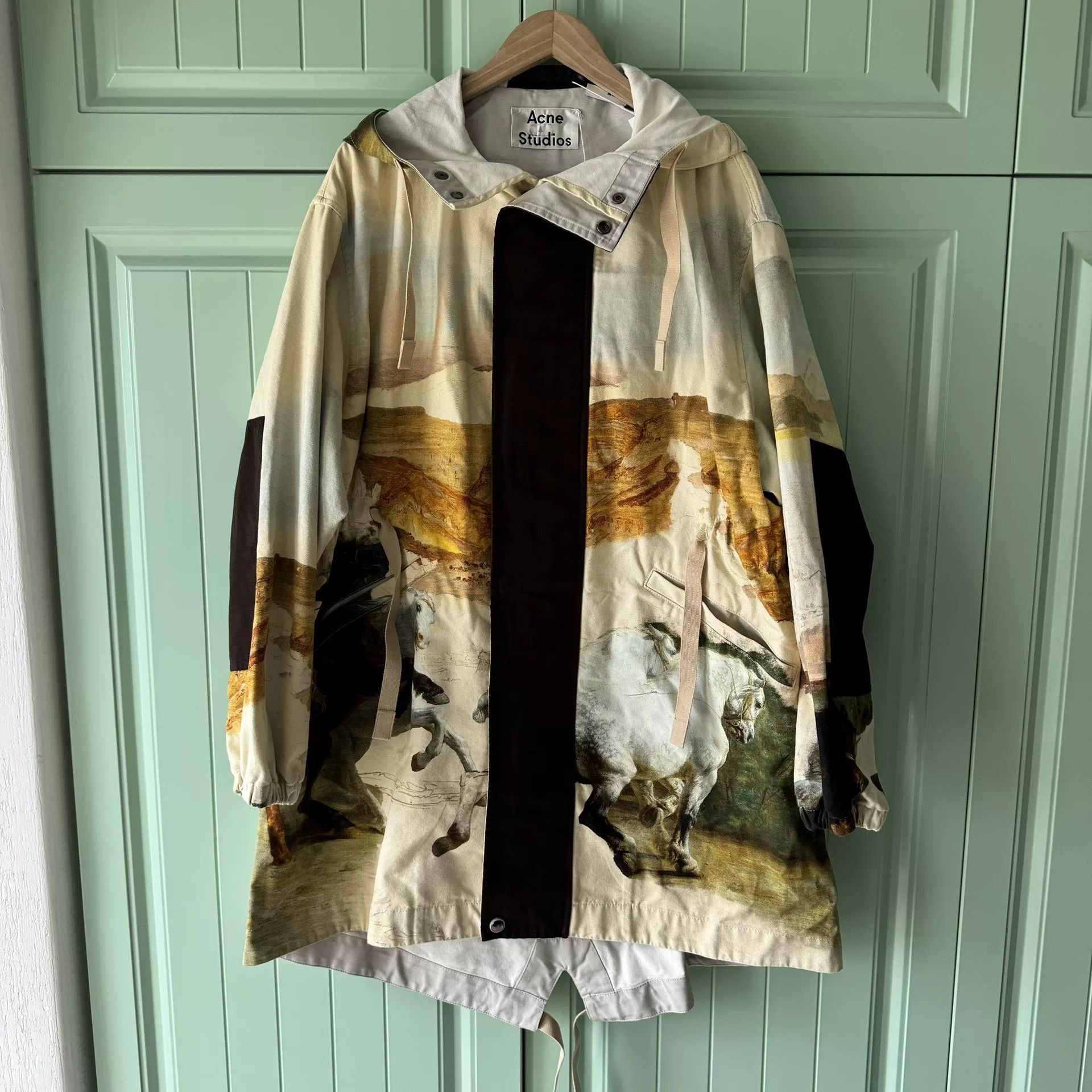 Acne Studios Acne Studios Horse Print Shirt Jacket Size US S / EU 44-46 / 1 - 1 Thumbnail