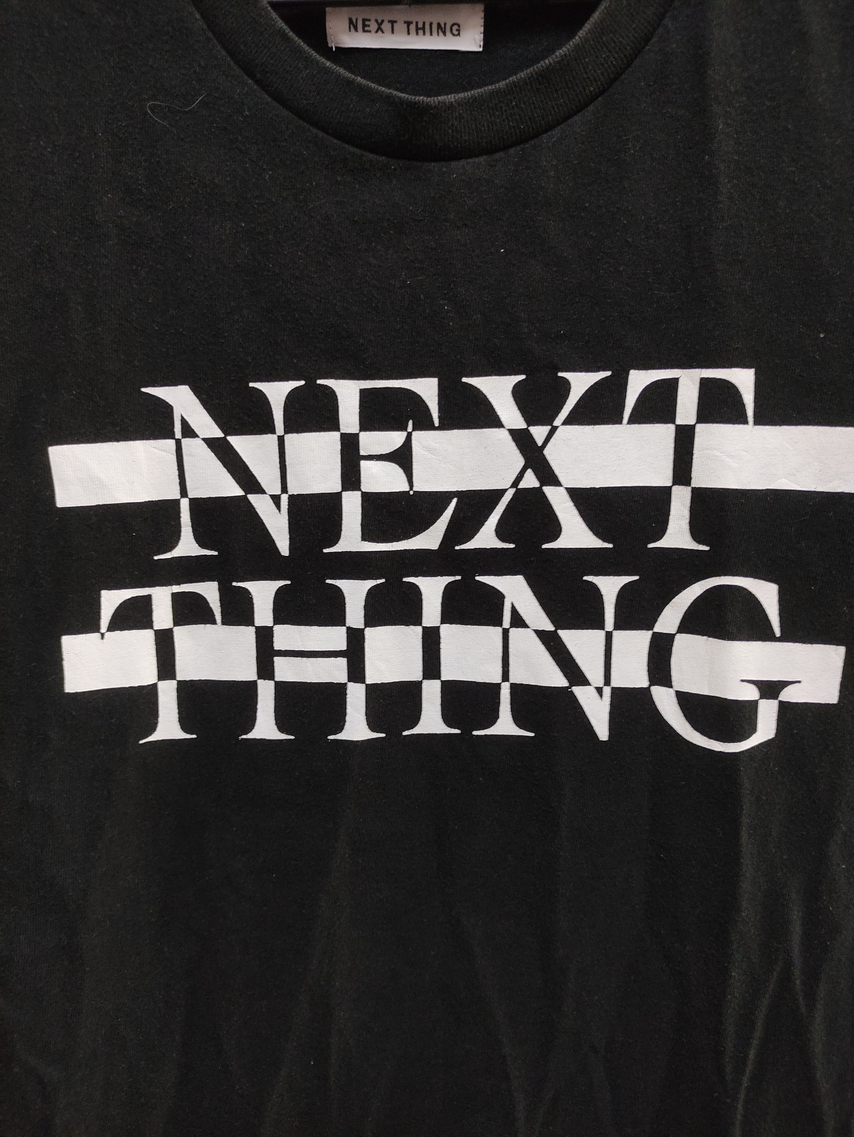 Japanese Brand NEXT THING japan mens black tee Size US L / EU 52-54 / 3 - 3 Thumbnail