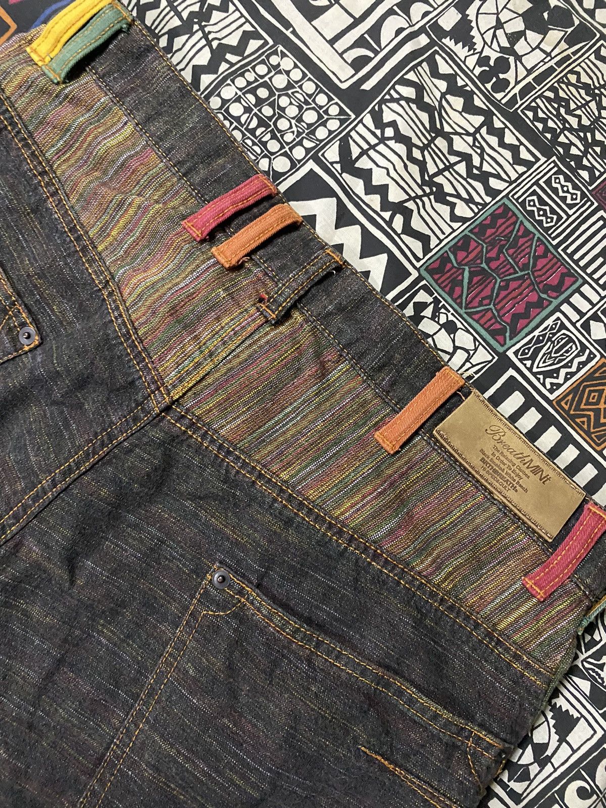 Japanese Brand BreathMINT crayon kapital jeans style Size US 34 / EU 50 - 8 Thumbnail