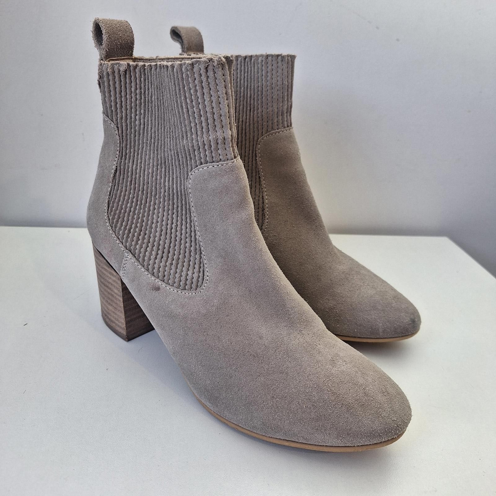 Designer AIRFLEX WOMEN Size 7 Suede Leather Heel winter ankle Boots Size US 8 / IT 38 - 3 Thumbnail