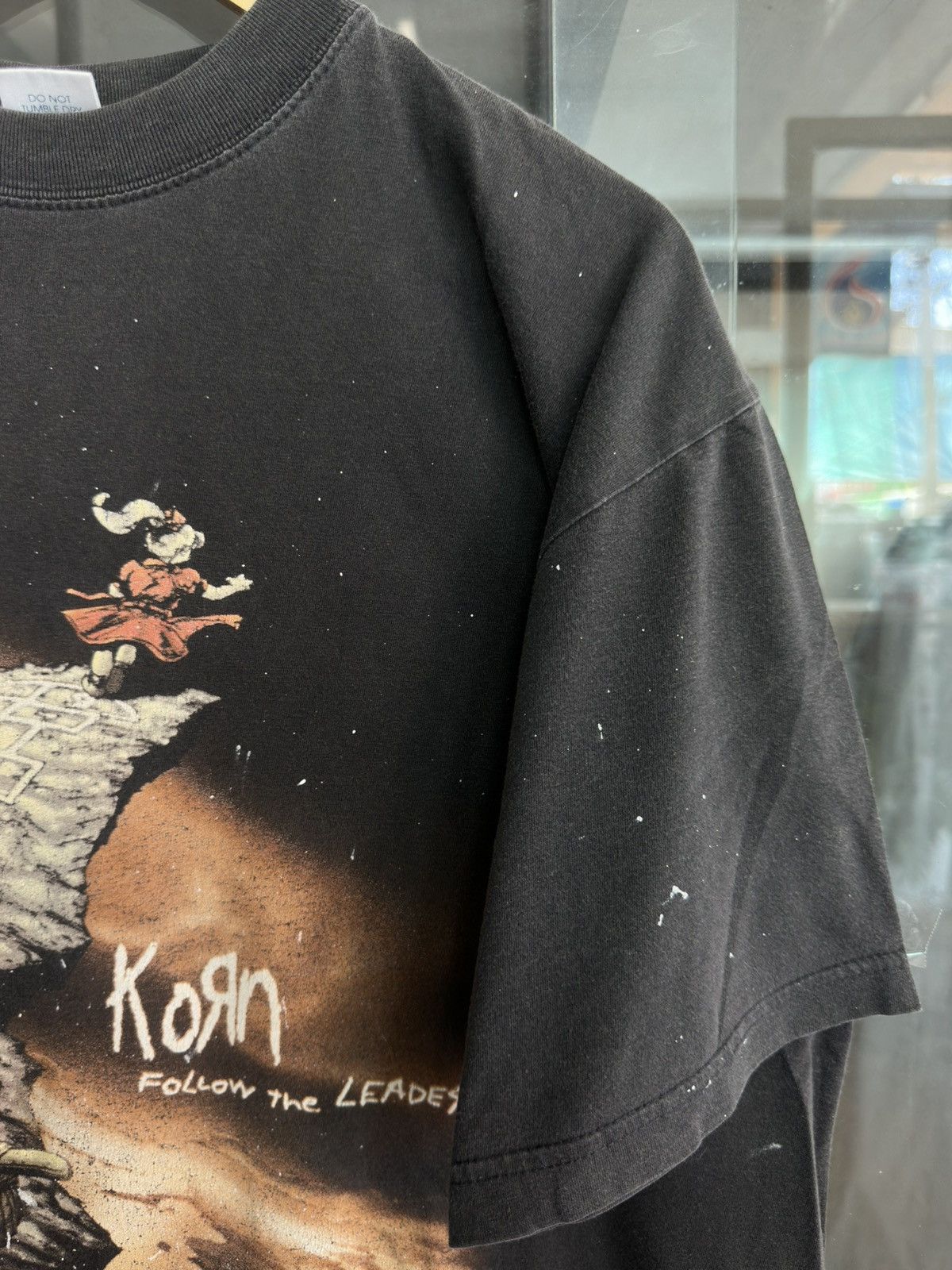 Band Tees Korn Follow the Leader 1998 Vintage Blue Grape Shirt Size US XL / EU 56 / 4 - 7 Thumbnail