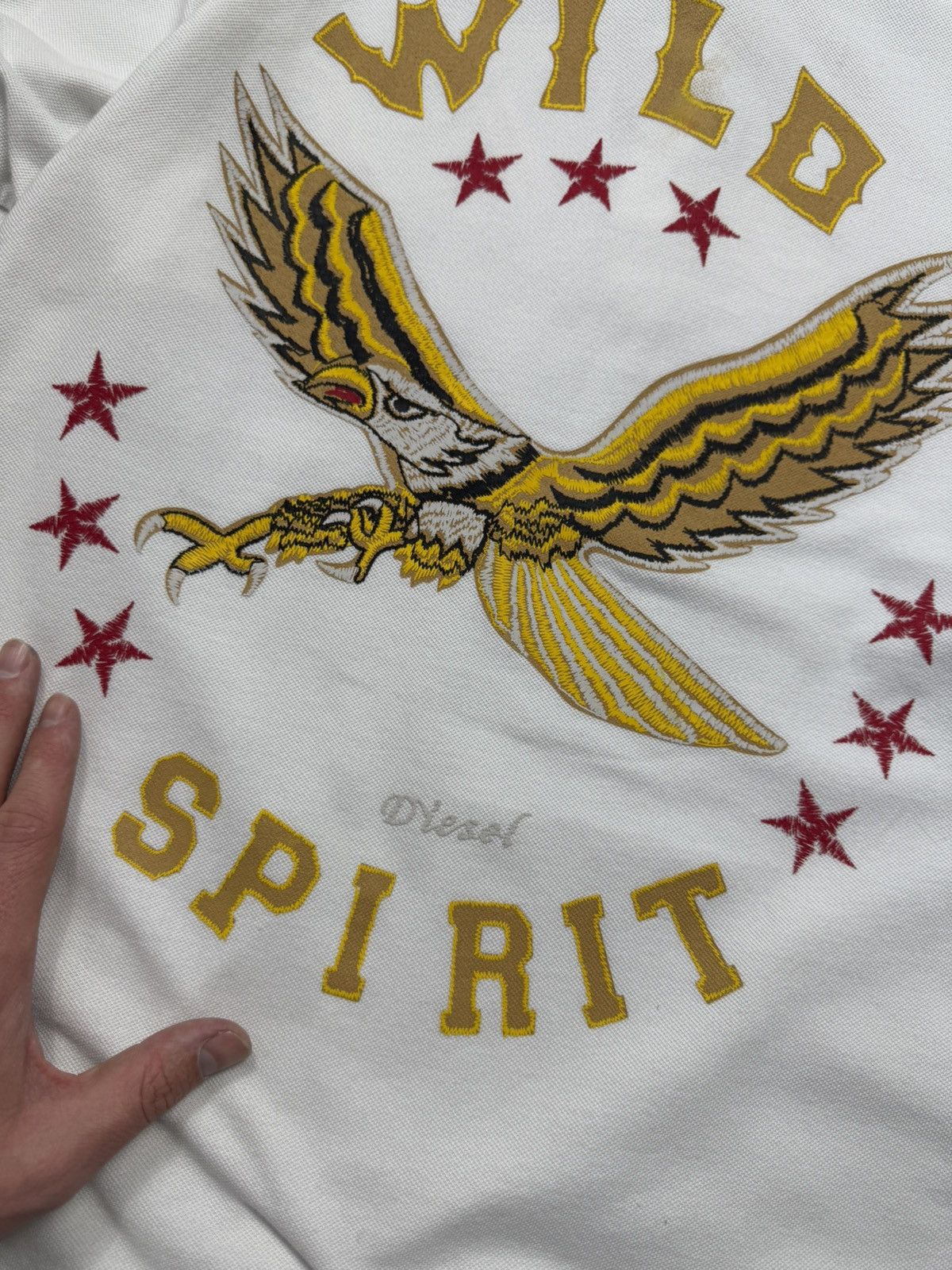 Diesel × Streetwear × Vintage Vintage big logo diesel polo wild spirit Size US XL / EU 56 / 4 - 12 Thumbnail