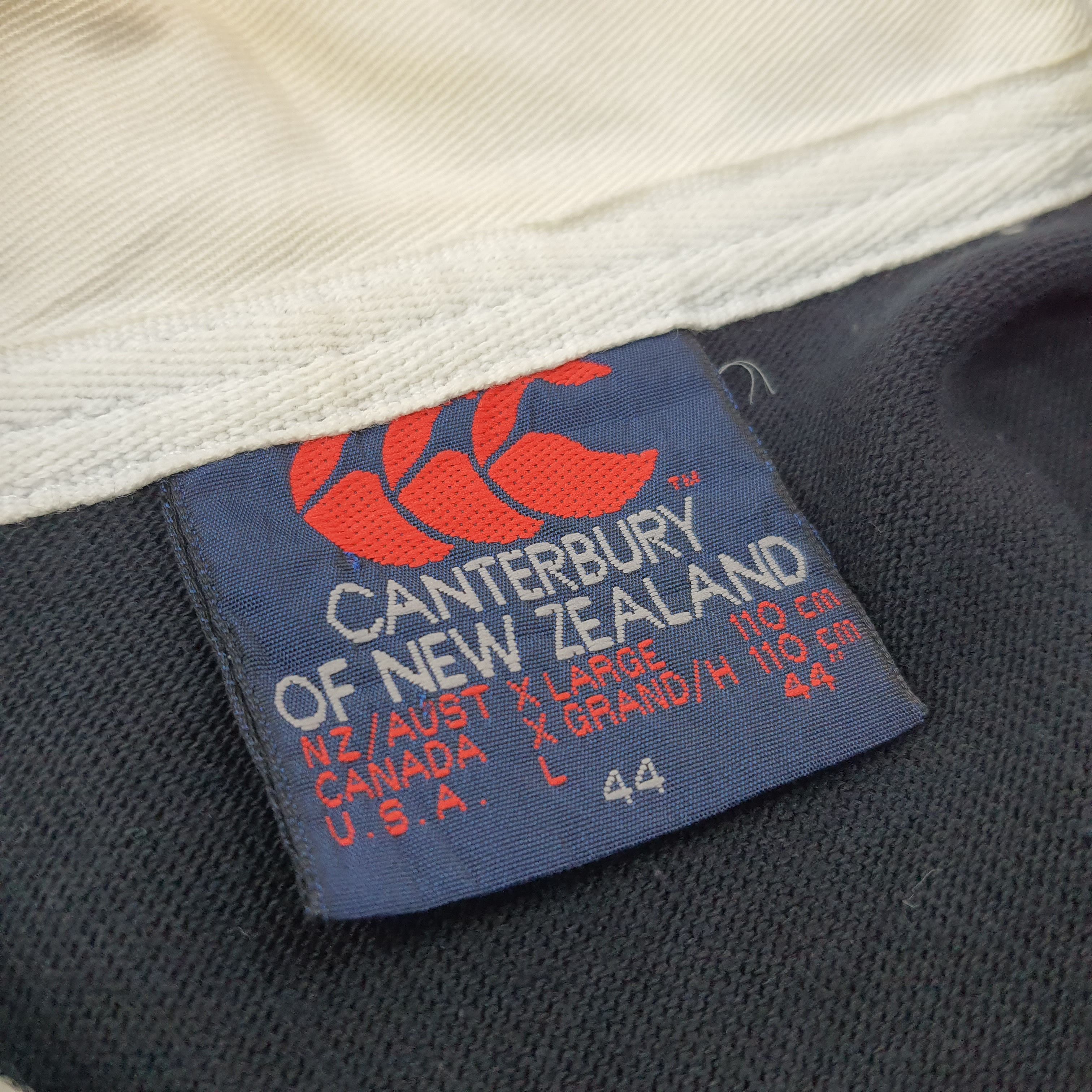 Canterbury of New Zealand Vintage Canterbury New Zealand All Black Rugby Shirt C259N80 Size US XL / EU 56 / 4 - 4 Thumbnail
