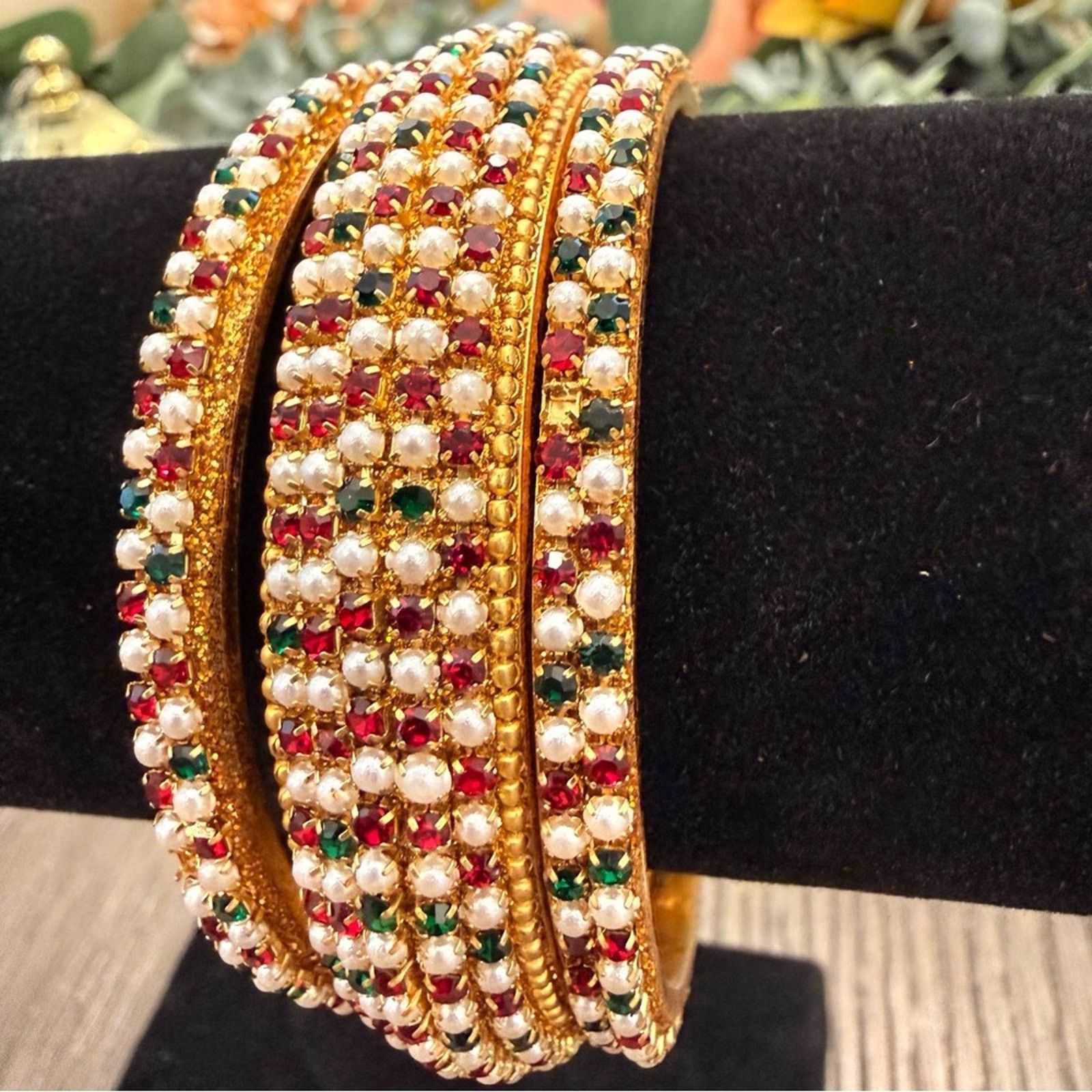 & Other Stories Vibrant Traditional Multicolor Beaded Bangles Size ONE SIZE - 5 Thumbnail
