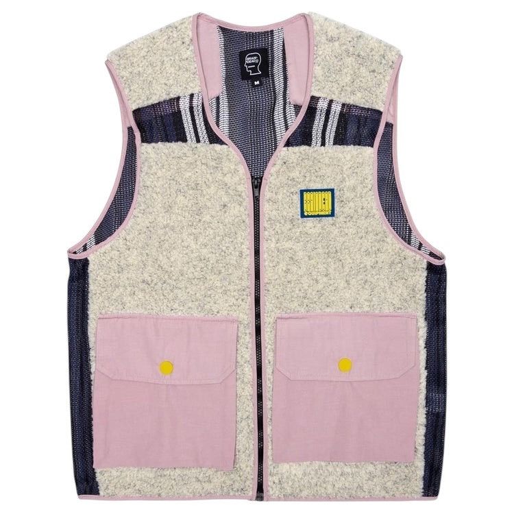 Brain Dead Brain Dead Sherpa Tactical Vest Cream / Dust Pink Mesh Side Size US XL / EU 56 / 4 - 1 Thumbnail