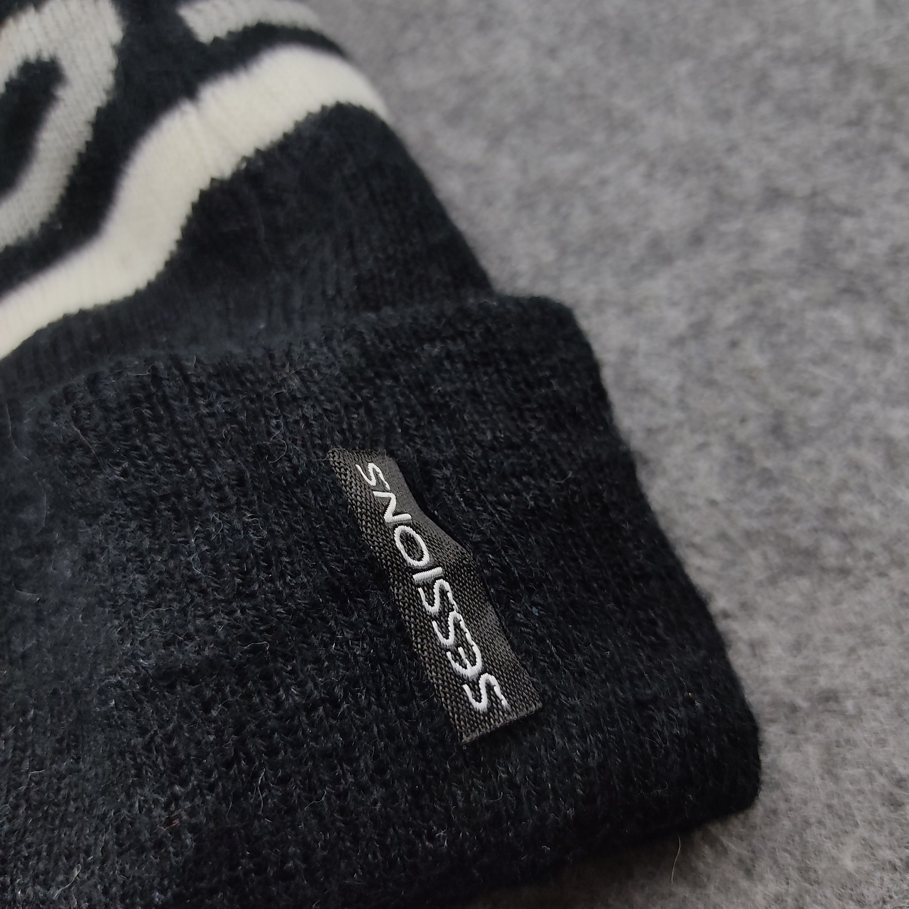 Japanese Brand × Sessions × Vintage Vintage Sessions Beanie / Snow Hat / Snow Cap Size ONE SIZE - 4 Thumbnail