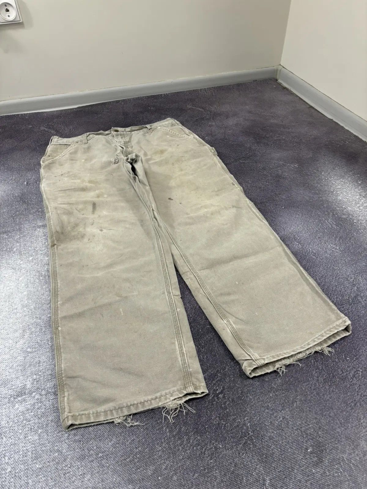 Carhartt × Vintage Vintage Carhartt American Hype Denim Work Baggy Pants Size US 38 / EU 54 - 7 Thumbnail