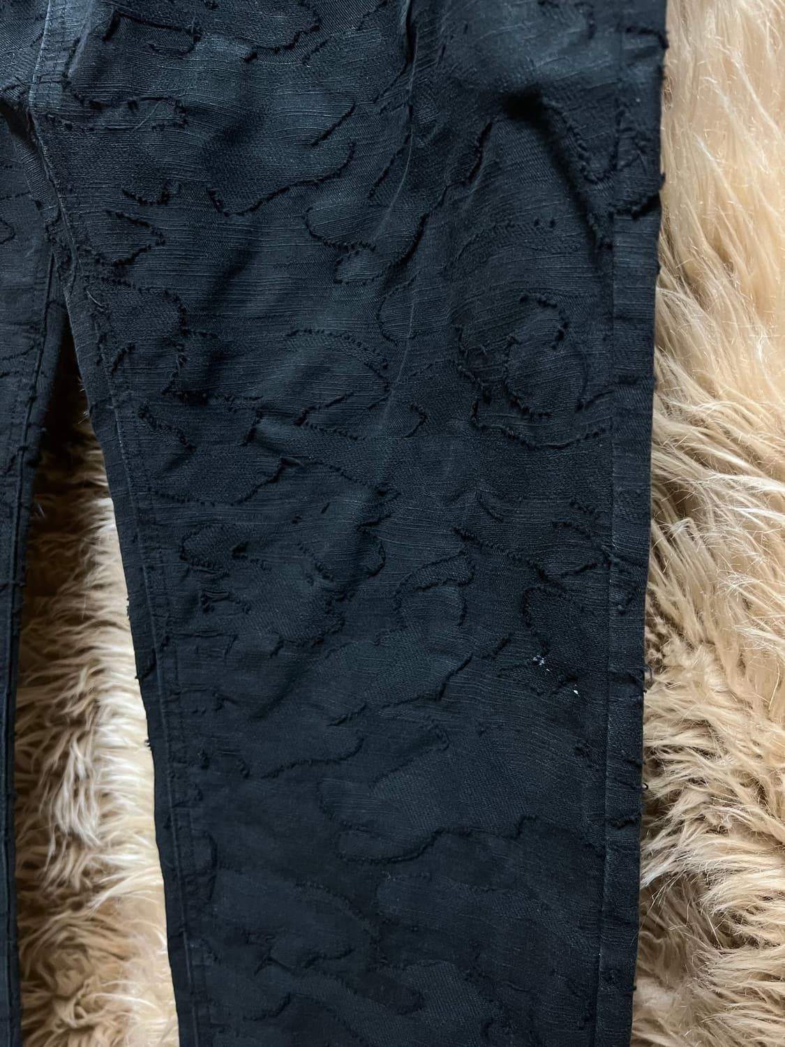 H&M H&M Studio 2018 Deci Cotton Jeans Black Size US 33 - 4 Thumbnail
