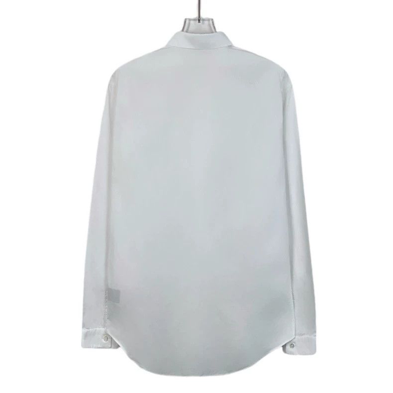Dior Dior Size 38 White letter embroidered lapel cotton long-sl Size US XS / EU 42 / 0 - 2 Thumbnail
