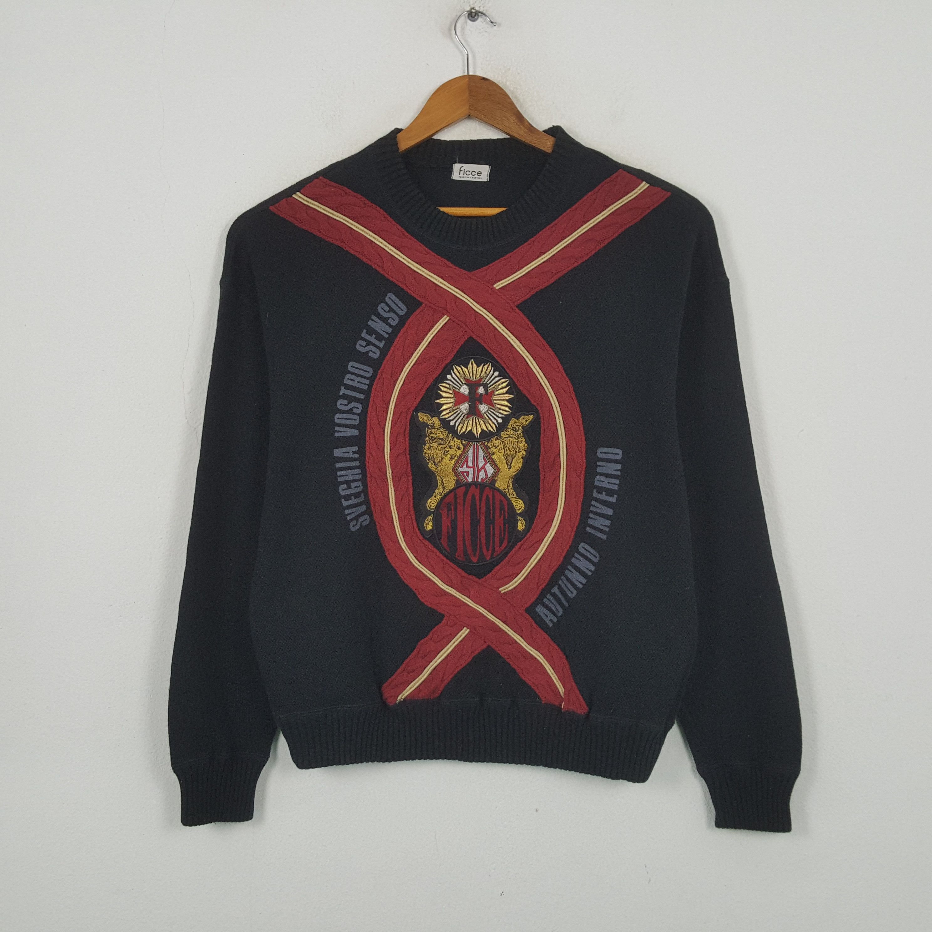 Vintage Vintage Yoshiyuki Konishi Japan Brand Sweatshirt RR8 Size US XXL / EU 58 / 5 - 1 Thumbnail