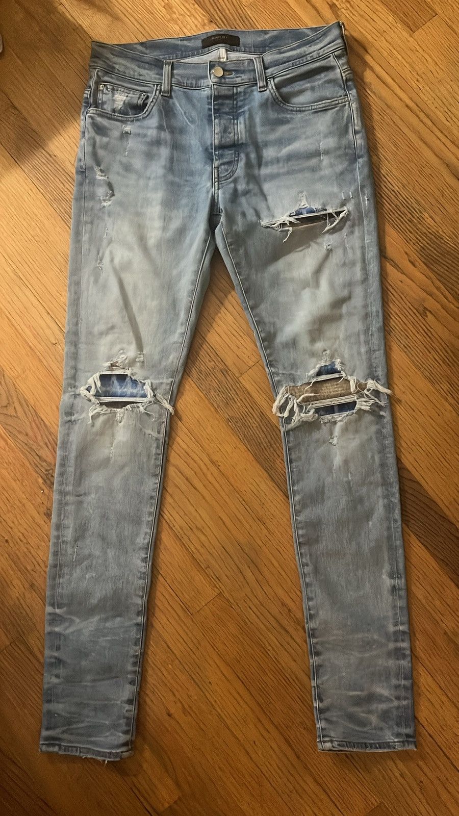 Amiri Amiri mx1 fur patch Size US 32 / EU 48 - 1 Thumbnail
