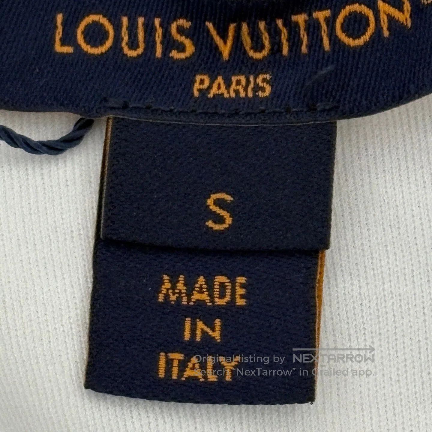 Louis Vuitton Louis Vuitton White Chain Logo T. Size S / US 4 / IT 40 - 6 Thumbnail