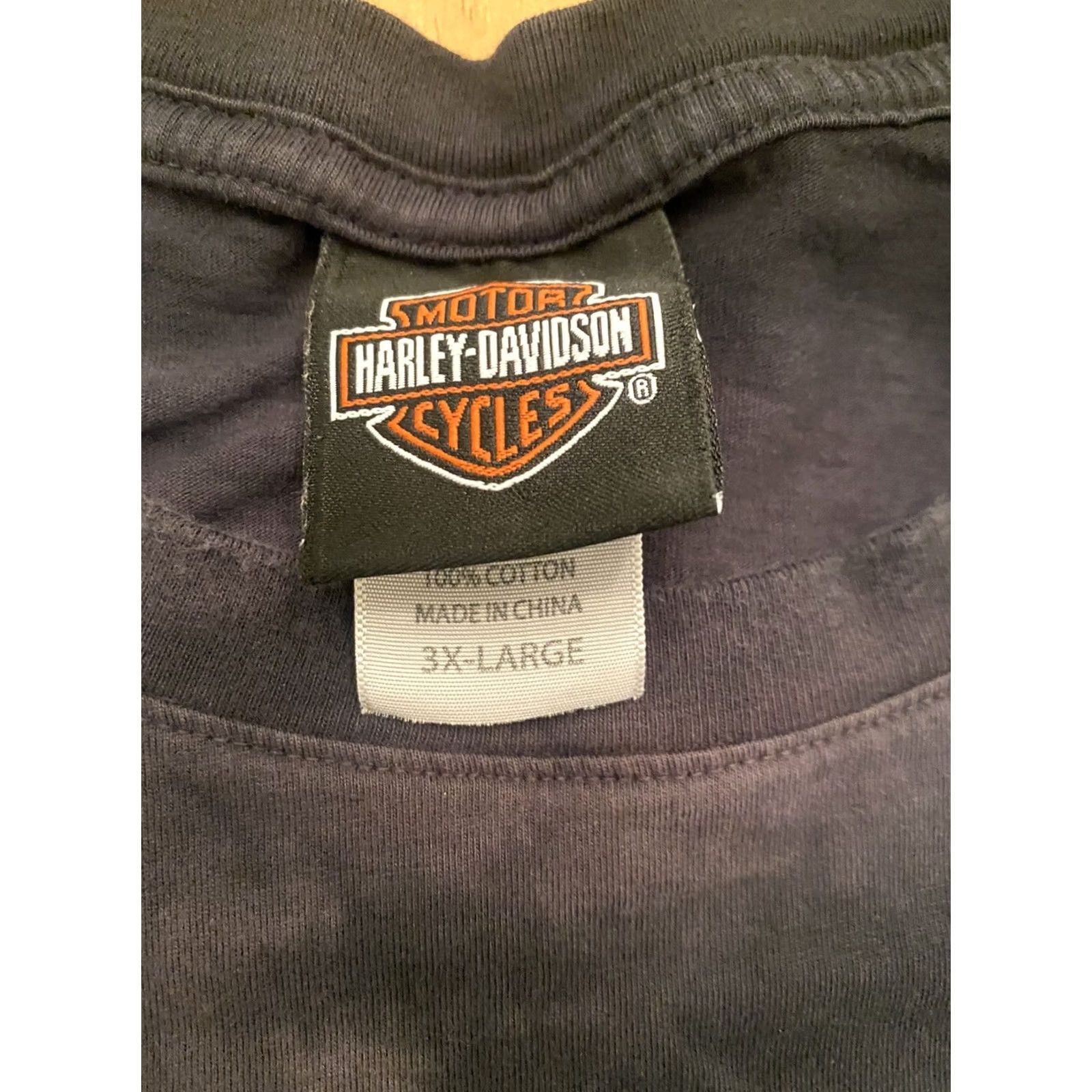 Harley Davidson Harley-Davidson T-Shirt 3XL Black Tie Dye Sacramento, CA Men Cat Listed 3XL Shirt Size US XXL / EU 58 / 5 - 3 Thumbnail