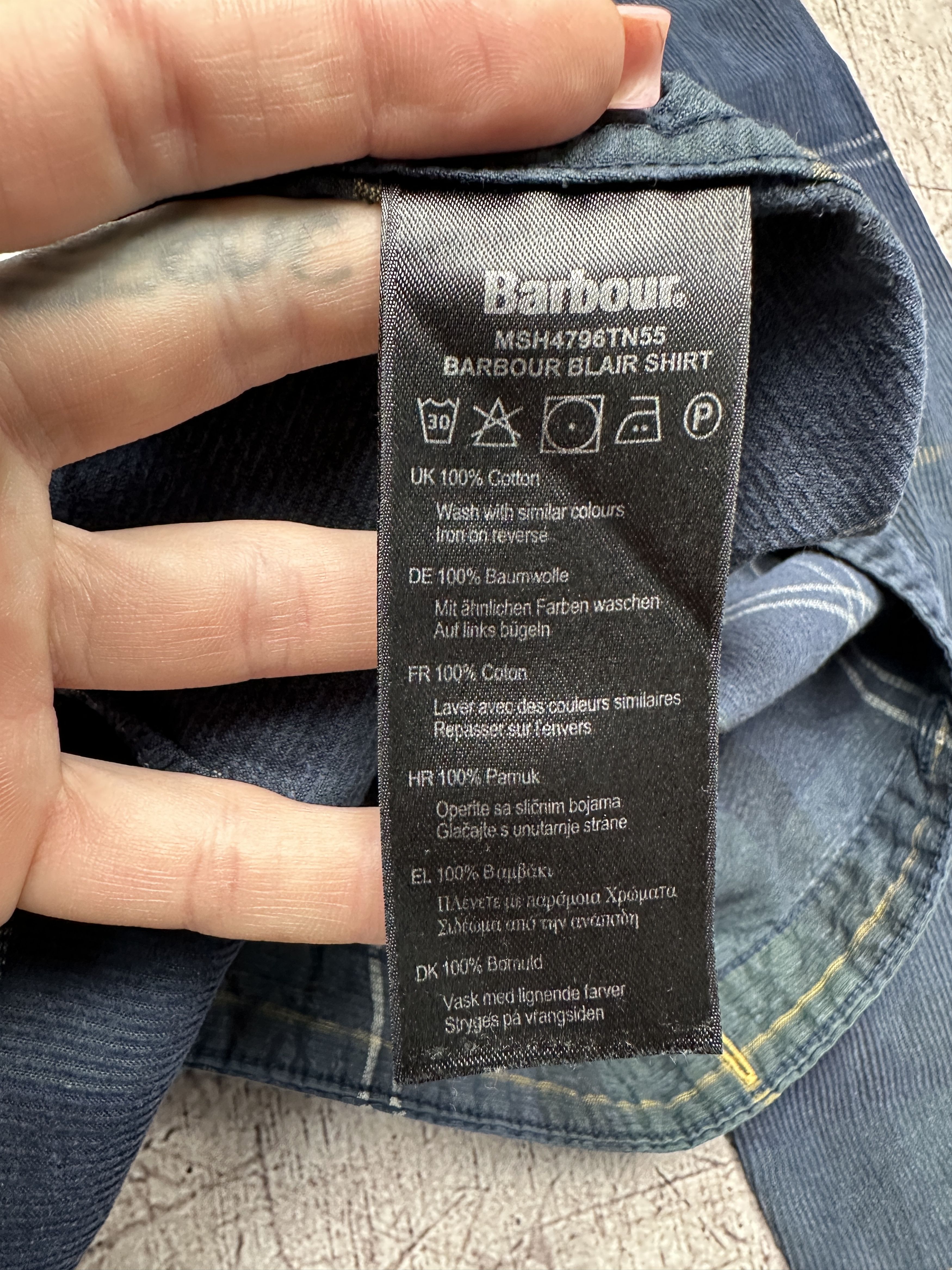 Barbour Barbour Vintage Mens Corduroy Flannel Check Shirt Size US M / EU 48-50 / 2 - 6 Thumbnail