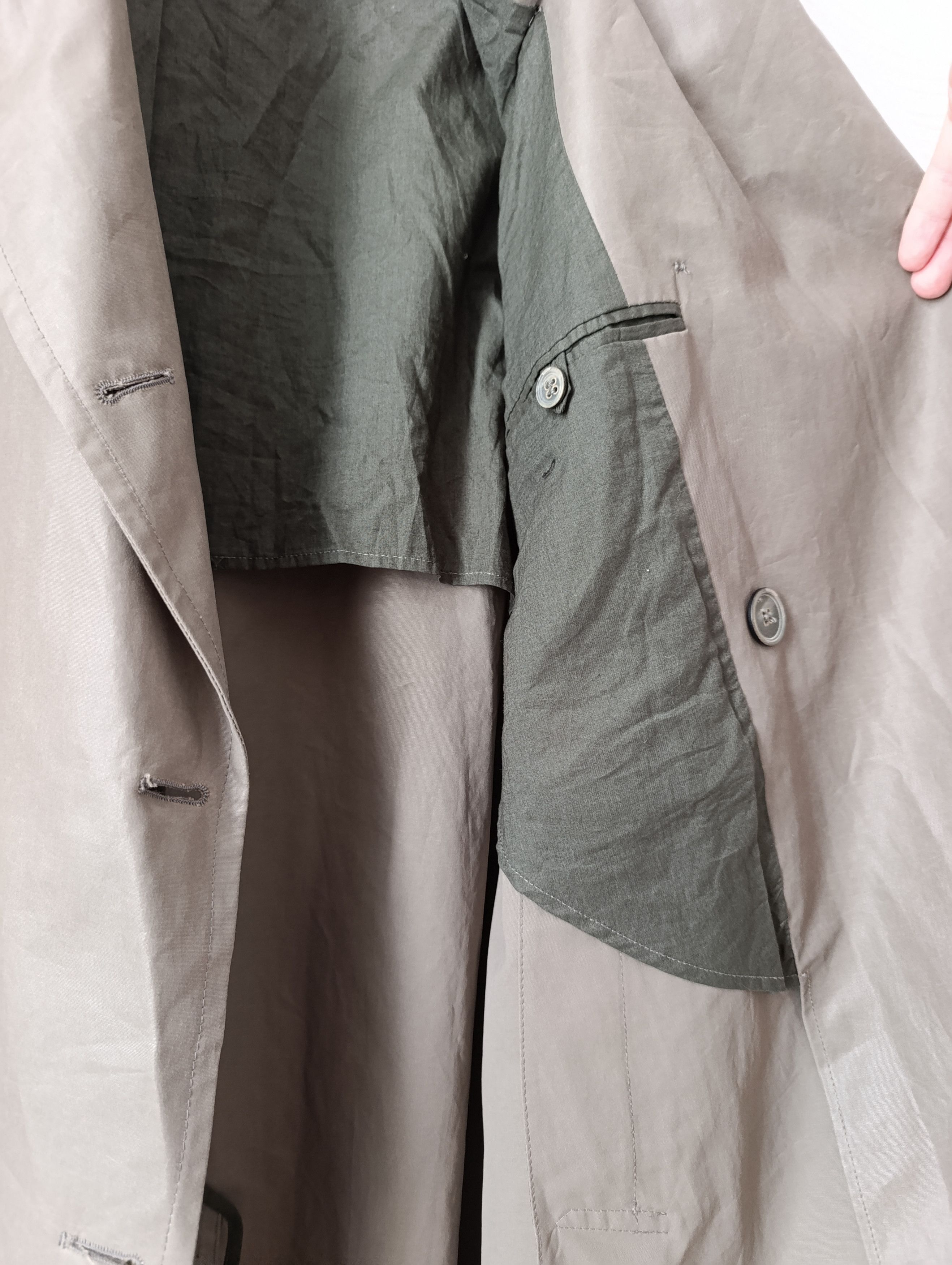 John Varvatos JOHN VARVATOS USA MEN'S TAUPE TRENCH COAT Size US M / EU 48-50 / 2 - 21 Thumbnail
