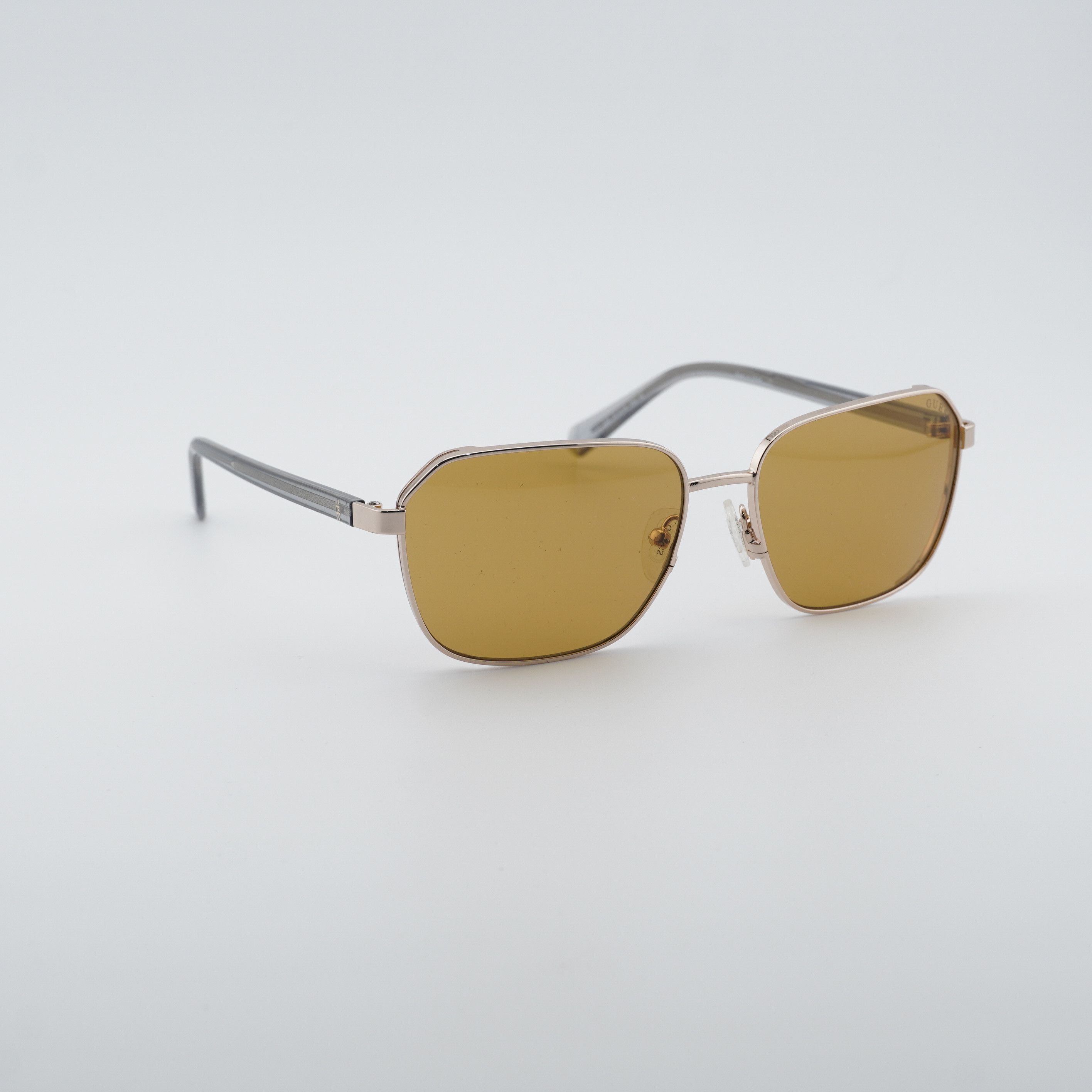 Guess Guess GU00117 32E Sunglasses 57mm Gold Square Frame Size ONE SIZE - 7 Thumbnail