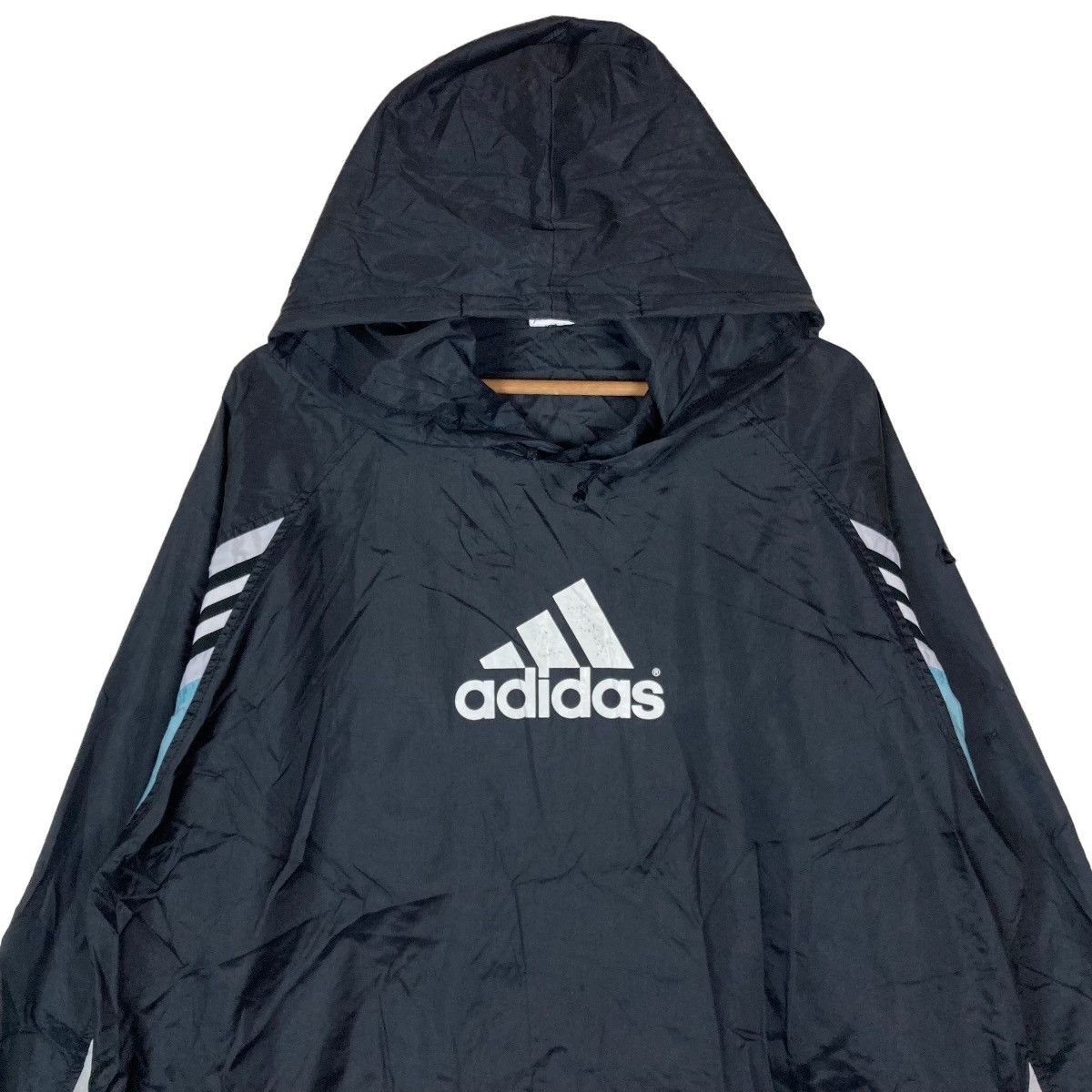 Adidas Adidas Middle Logo Pullover Jumper Hoodies Size US L / EU 52-54 / 3 - 2 Thumbnail