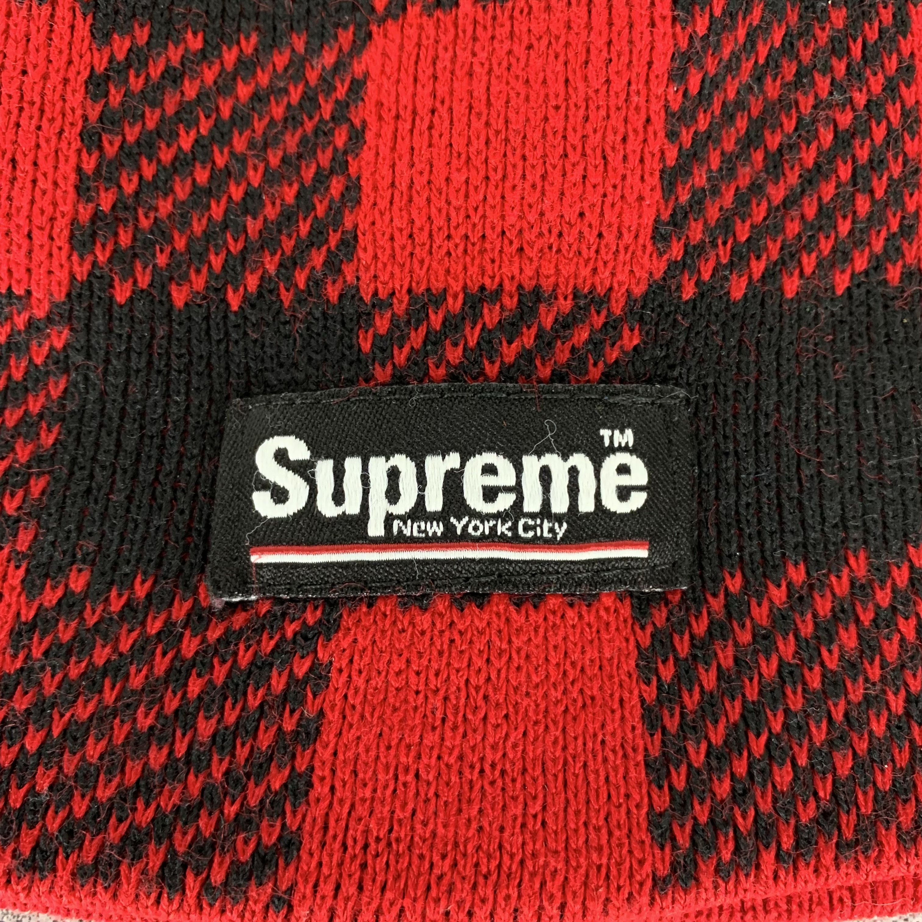 Supreme Plaid Beanie Size ONE SIZE - 2 Thumbnail