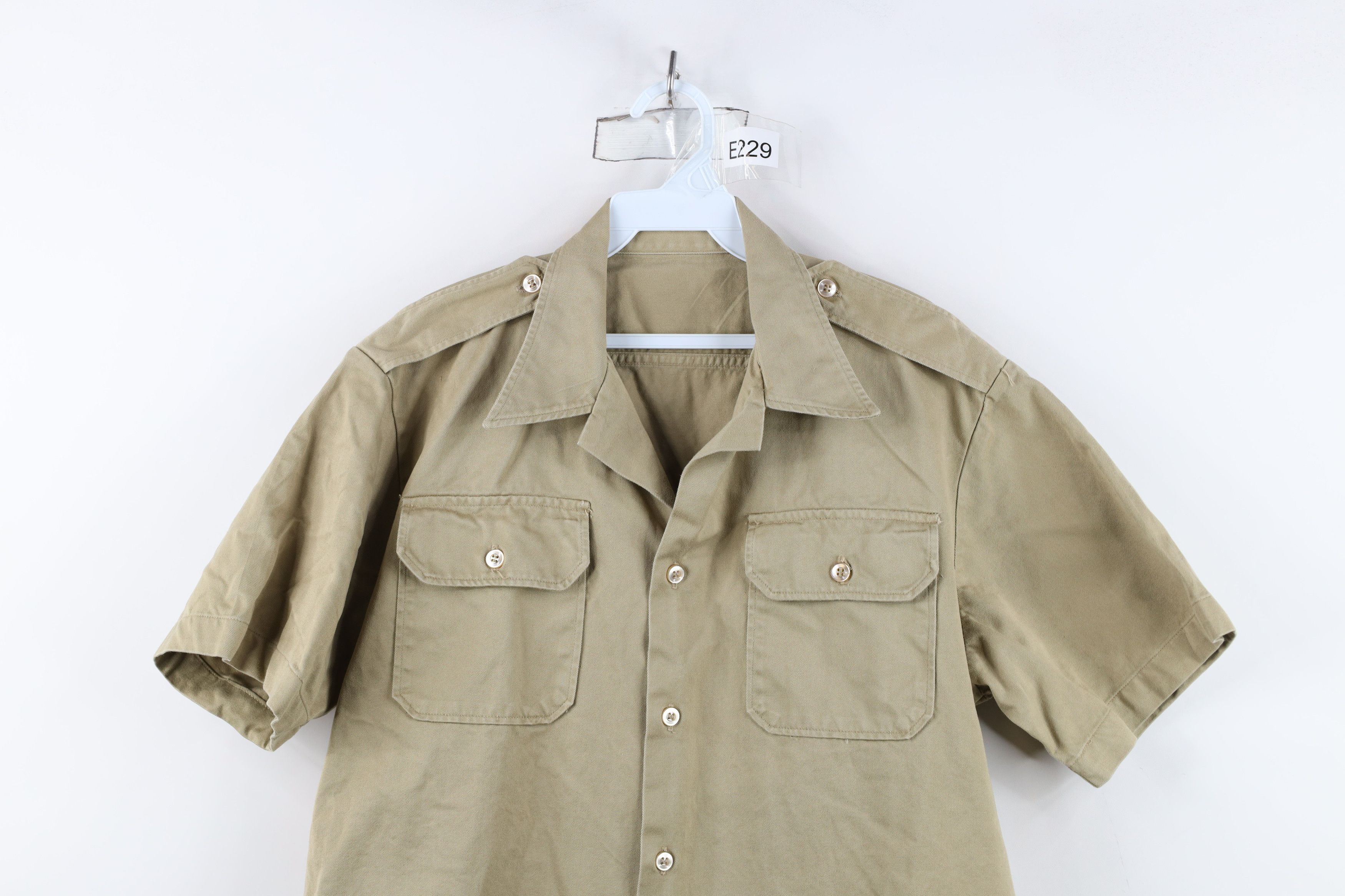 Vintage Vintage 60s 70s Vietnam War Field Combat Button Shirt USA Size US L / EU 52-54 / 3 - 2 Thumbnail