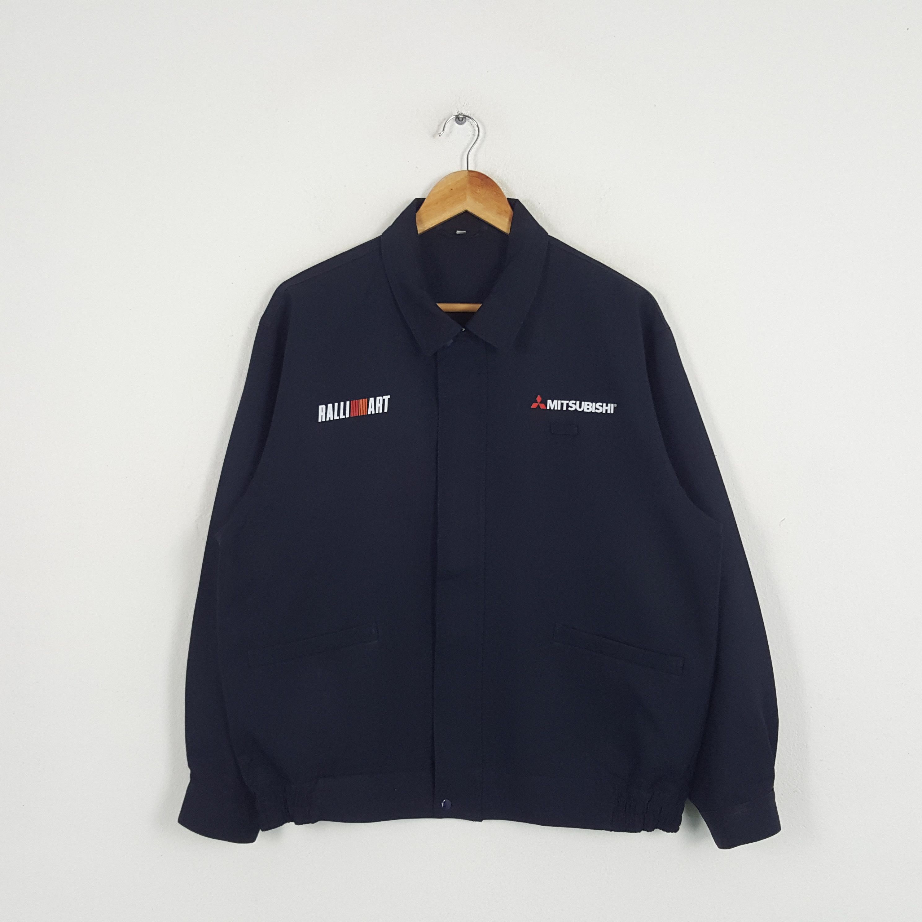 Japanese Brand × Vintage Vintage Mitsubishi Ralli Art Japanese Racing Custom Jacket Size US L / EU 52-54 / 3 - 3 Thumbnail