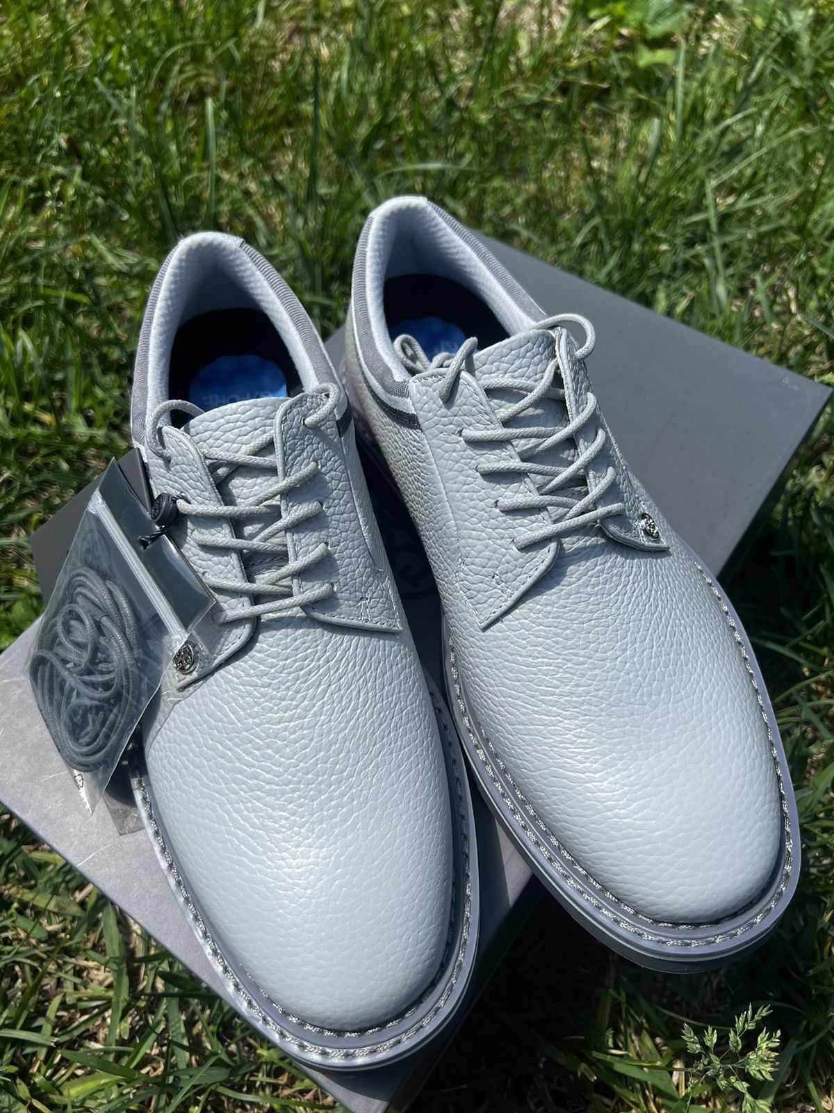 G/FORE NEW G/FORE size 7.5 Mens Grosgrain Gallivanter Golf Grey Size US 7.5 / EU 40-41 - 5 Thumbnail