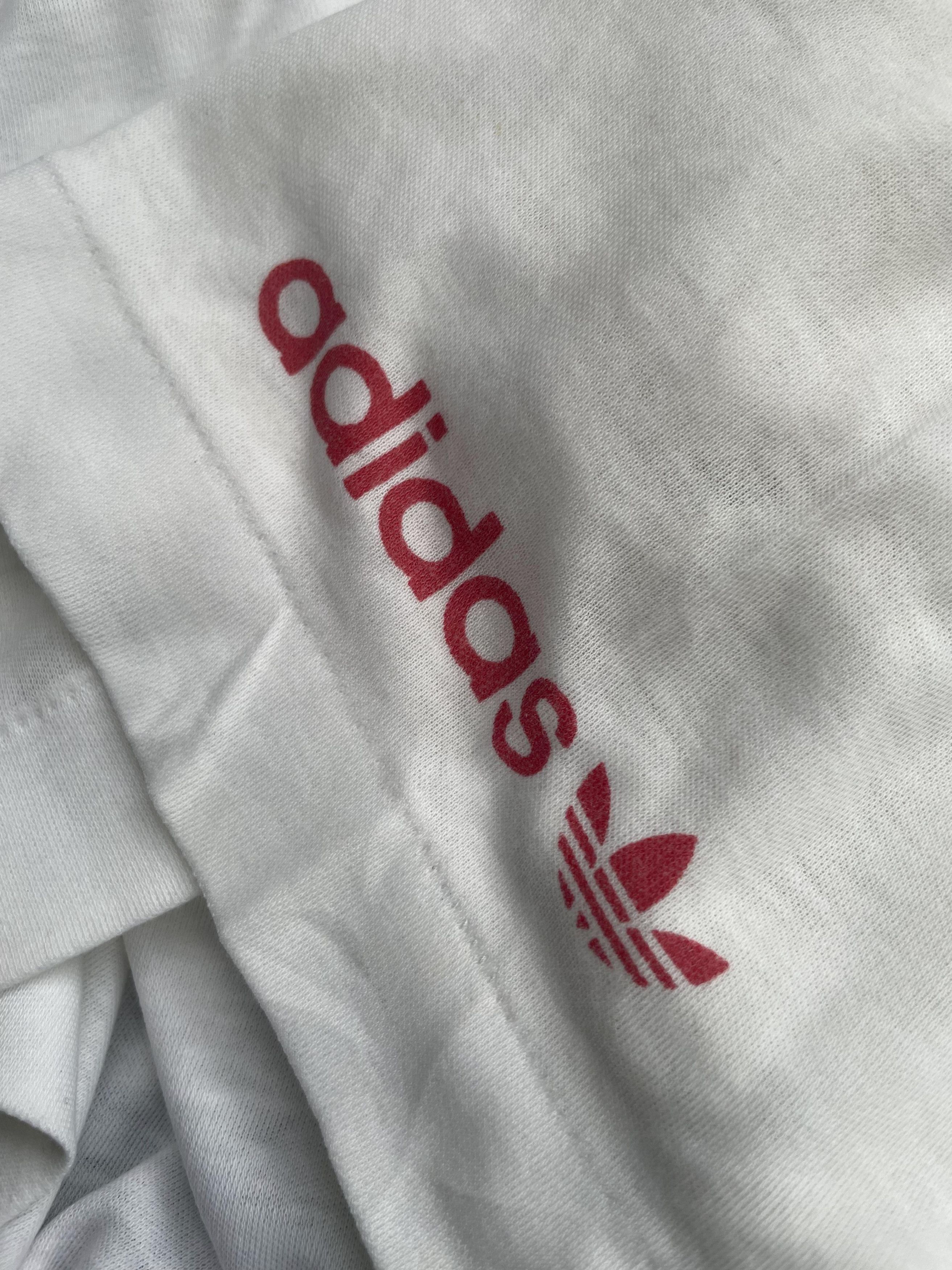 Adidas × Vintage Vintage 80's Adidas Japan Track & Field Tshirt Size US XL / EU 56 / 4 - 8 Thumbnail