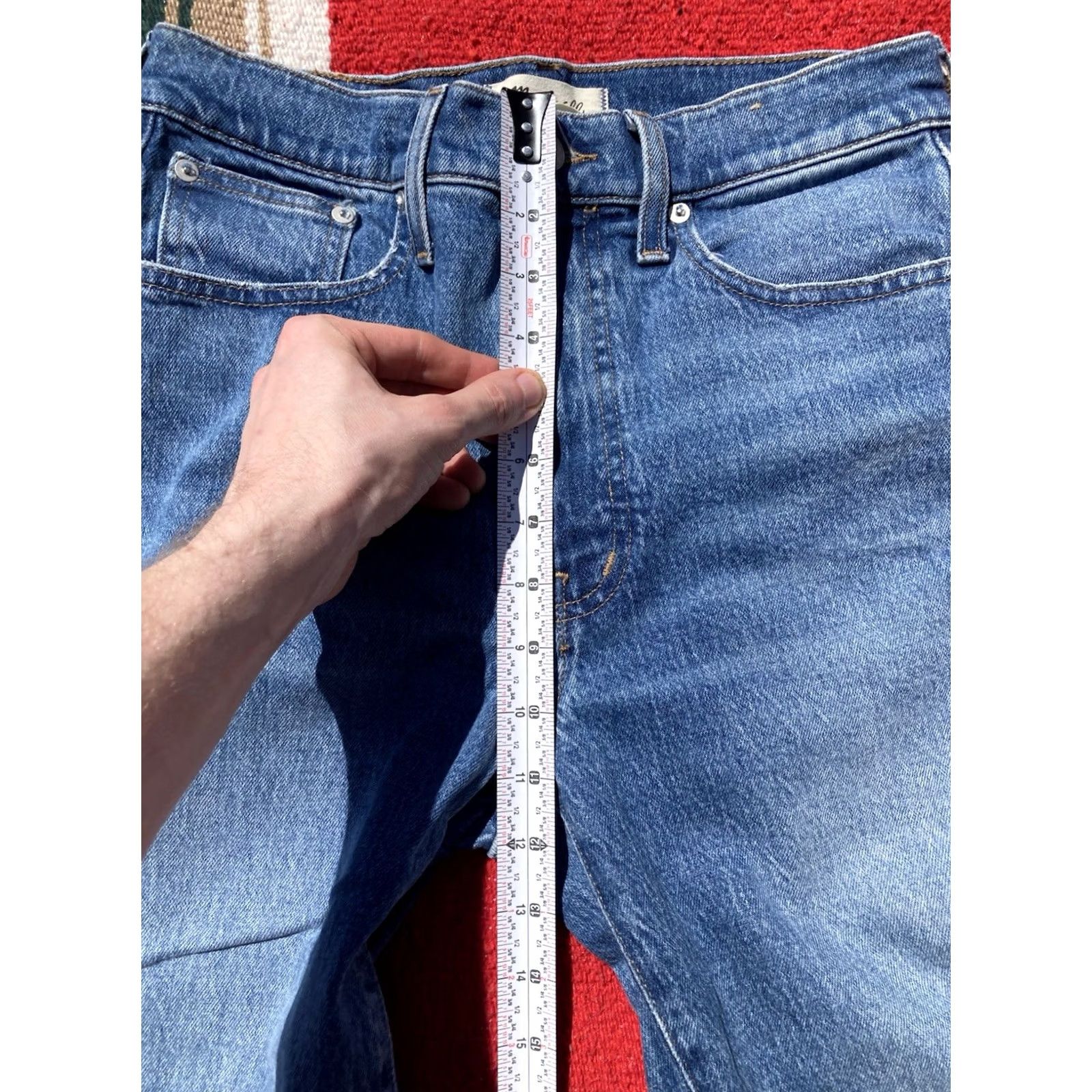 Madewell Madewell Jeans Women Size 27 Perfect Vintage Blue Denim Medium Wash Stretch Size 27" / US 4 / IT 40 - 4 Thumbnail
