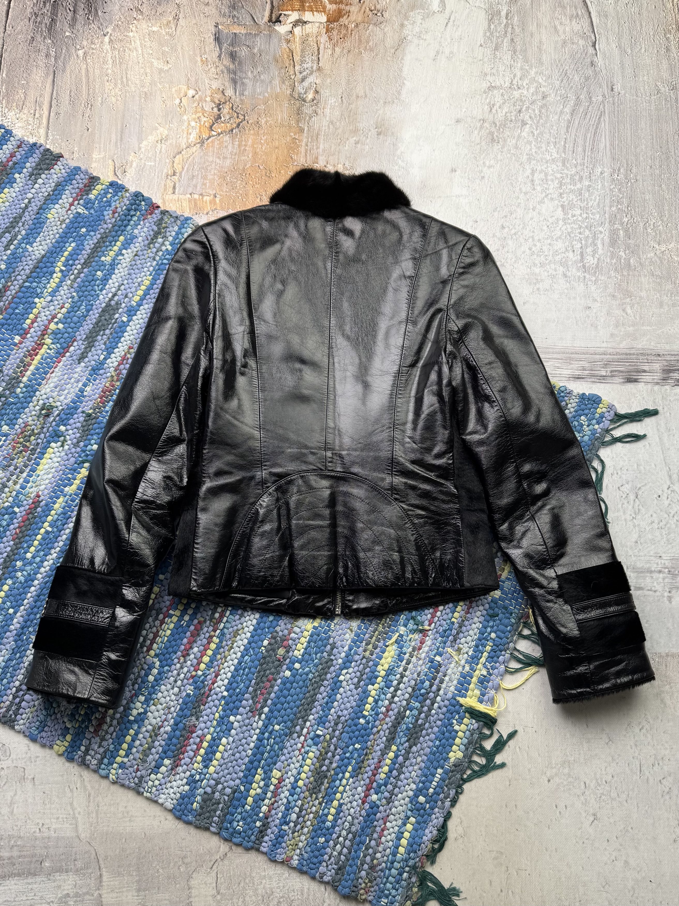 Vintage Vintage Cropped Real Fur/Leather Jacket A648D15(498) Size S / US 4 / IT 40 - 9 Thumbnail