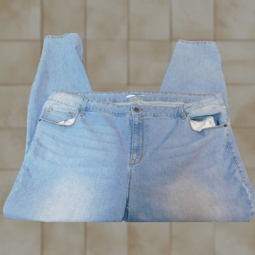 Old Navy Old Navy Jeans Womens 26 Blue Regular Skinny Denim Plus 29 Inseam Zipper Pockets Size 26" / US 2 / IT 38 - 1 Thumbnail