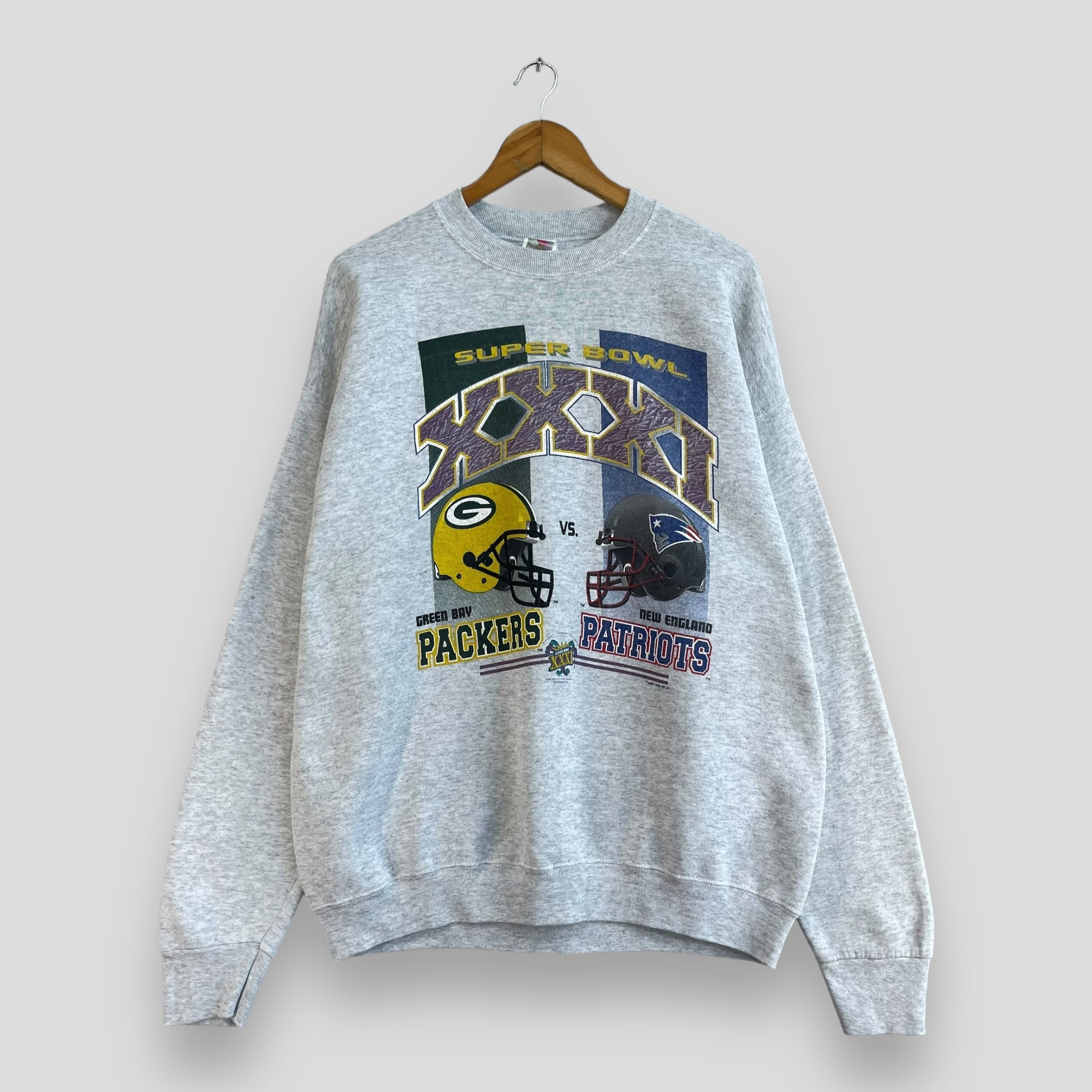 NFL × Vintage Vintage SUPER BOWL XXXI Championship Printed Nfl Sweatshirt Size US XL / EU 56 / 4 - 1 Thumbnail