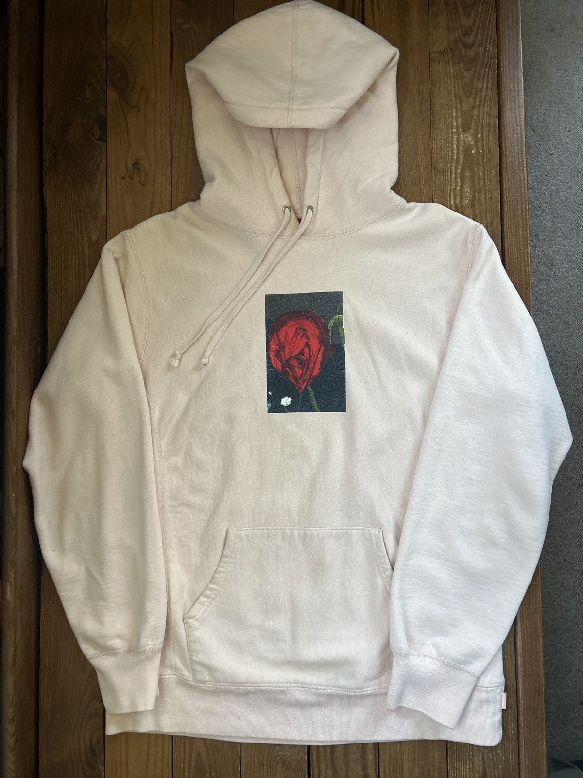 Supreme Supreme x Araki Rose Peach Hoodie Sweatshirt | Grailed