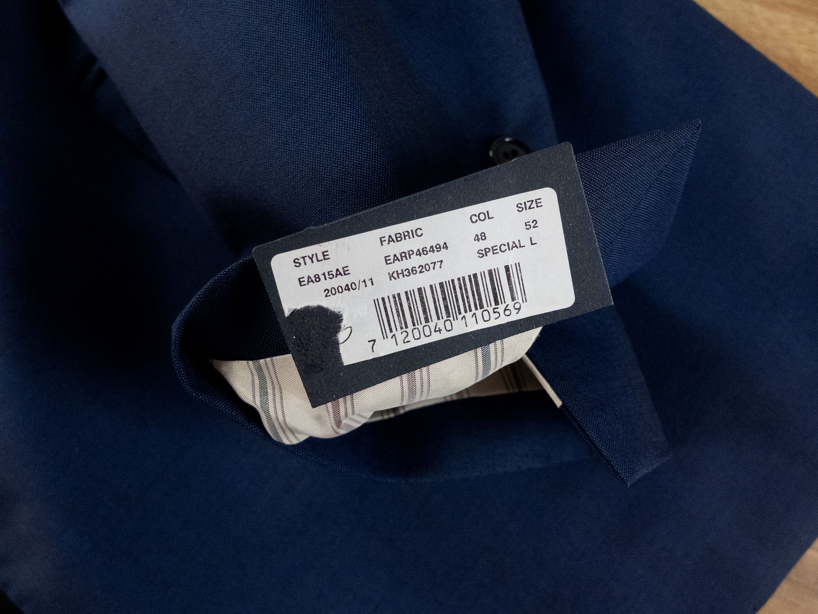 Lardini LARDINI Italy solid blue wool blazer jacket 38 48 Size 38R - 6 Thumbnail