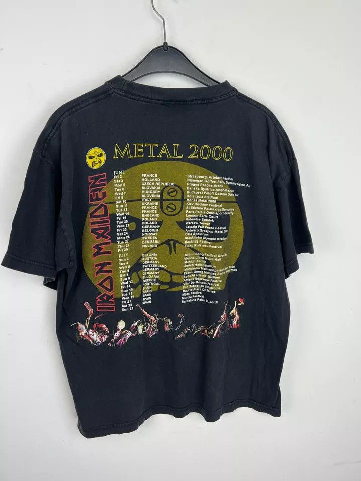 Vintage Iron Maiden t Shirt Bruce Dickinson Official Metal 2000 Size US L / EU 52-54 / 3 - 8 Thumbnail