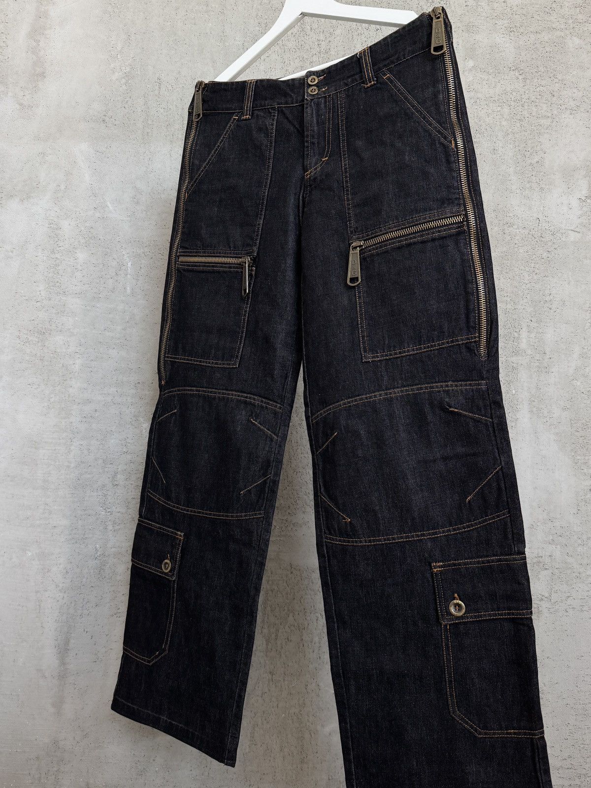 Dolce & Gabbana Dolce & Gabbana A/W 2003 - Zipper Multi Pocket Jeans Size US 28 / EU 44 - 2 Thumbnail