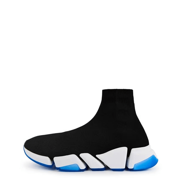 Balenciaga Speed 2.0 Clear Sole Recycled Knit Trainers Size US 6 / EU 39 - 4 Thumbnail