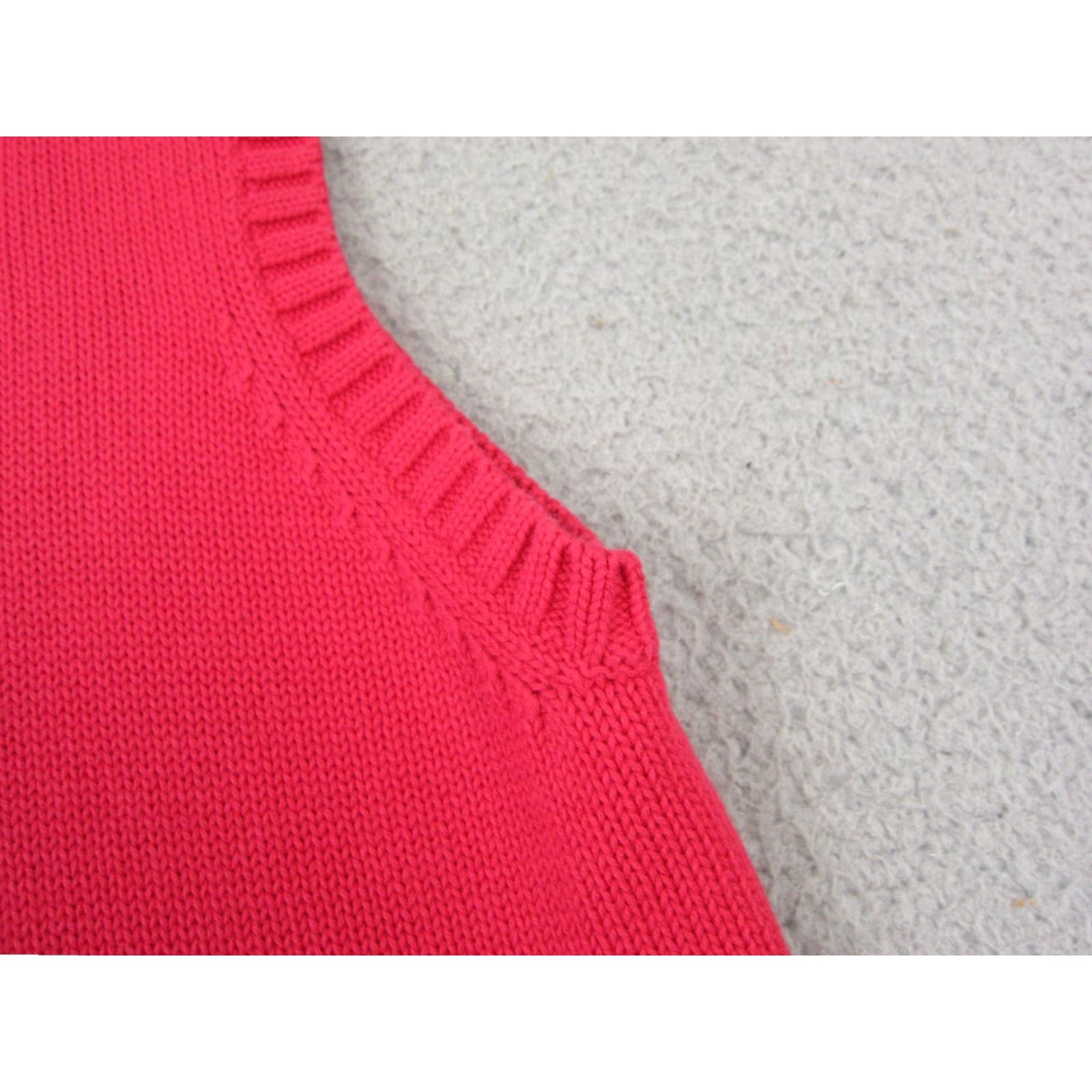 Lands' End Vintage Lands' End Sweater Vest Men XL Red V-Neck Made in Japan Size US XL / EU 56 / 4 - 5 Thumbnail